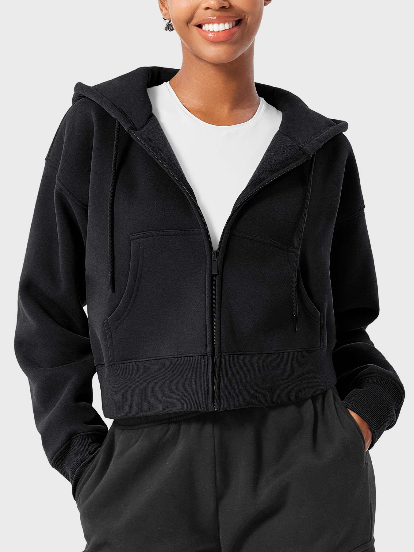 Lyne London™ | Zip Up Fleece Hoodies