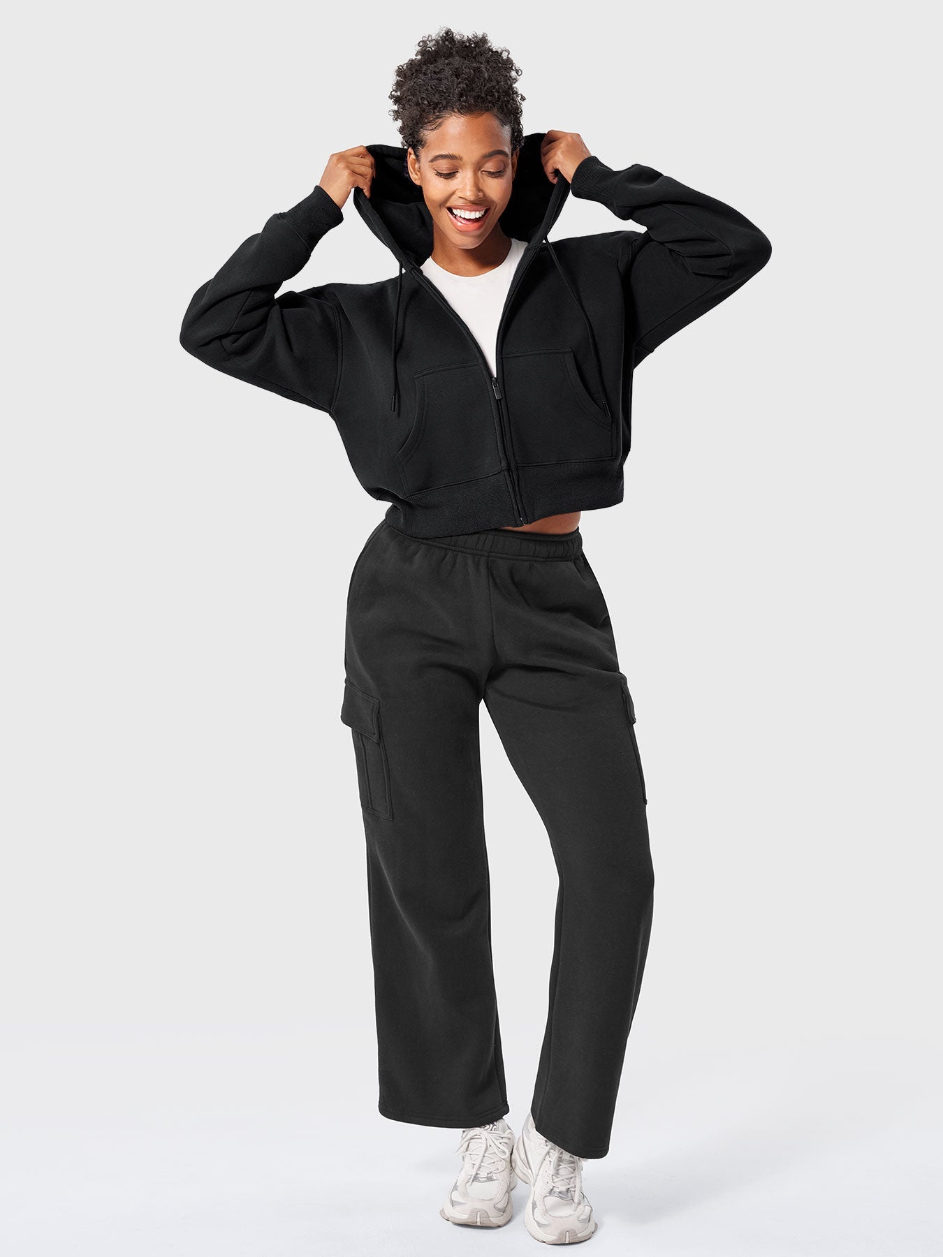 Lyne London™ | Zip Up Fleece Hoodies