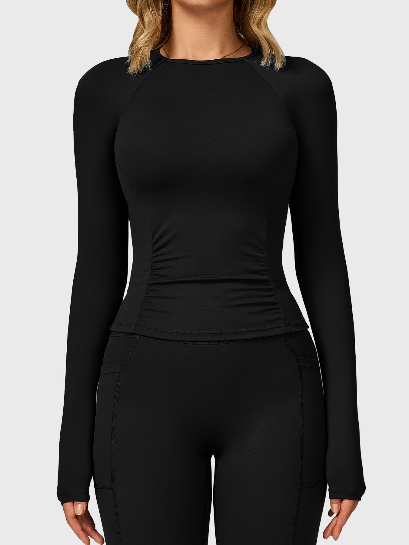 Lyne London™ | Sculpted Long Sleeves Top