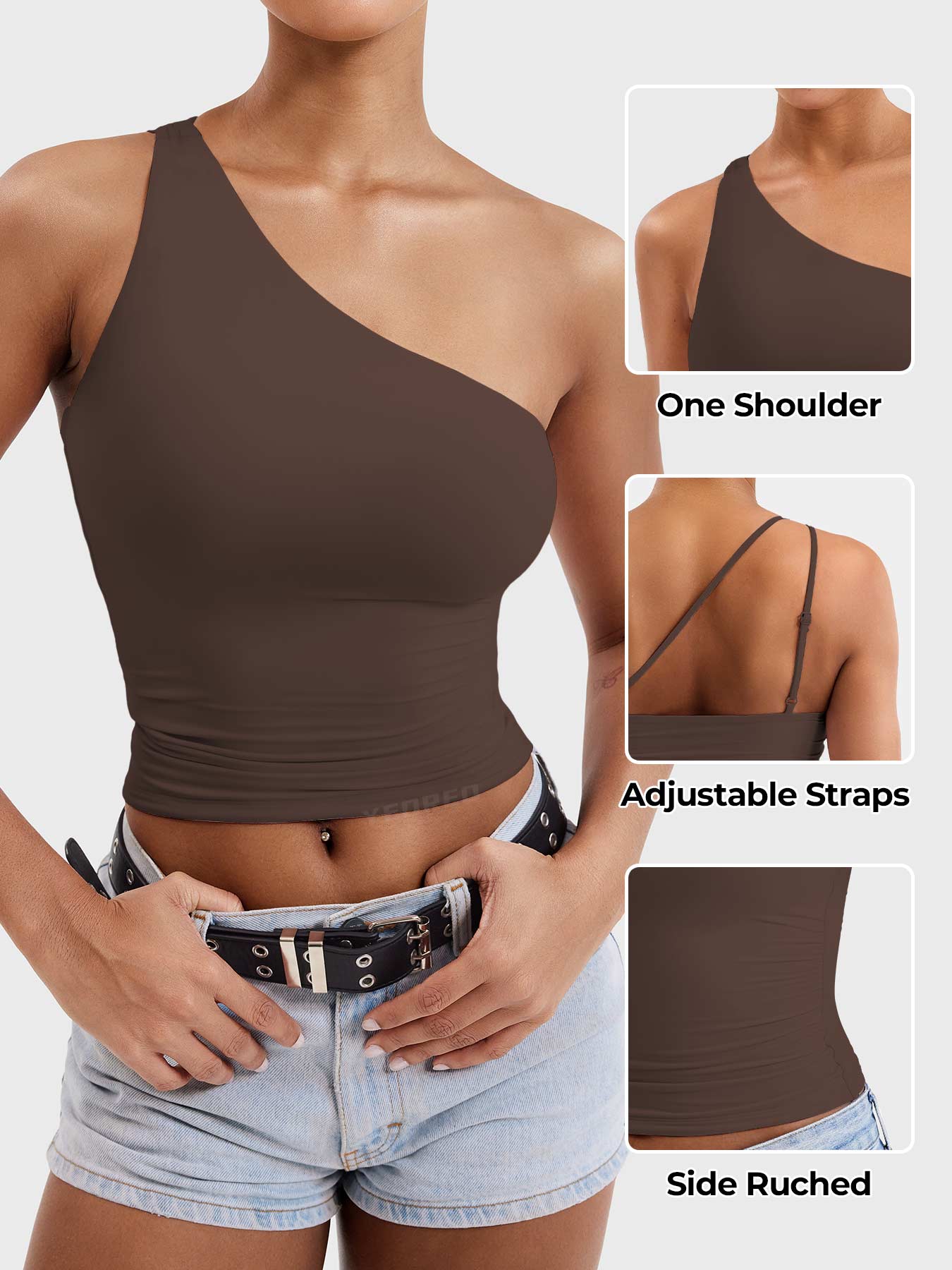 Lyne London™ | One Shoulder Tank Top