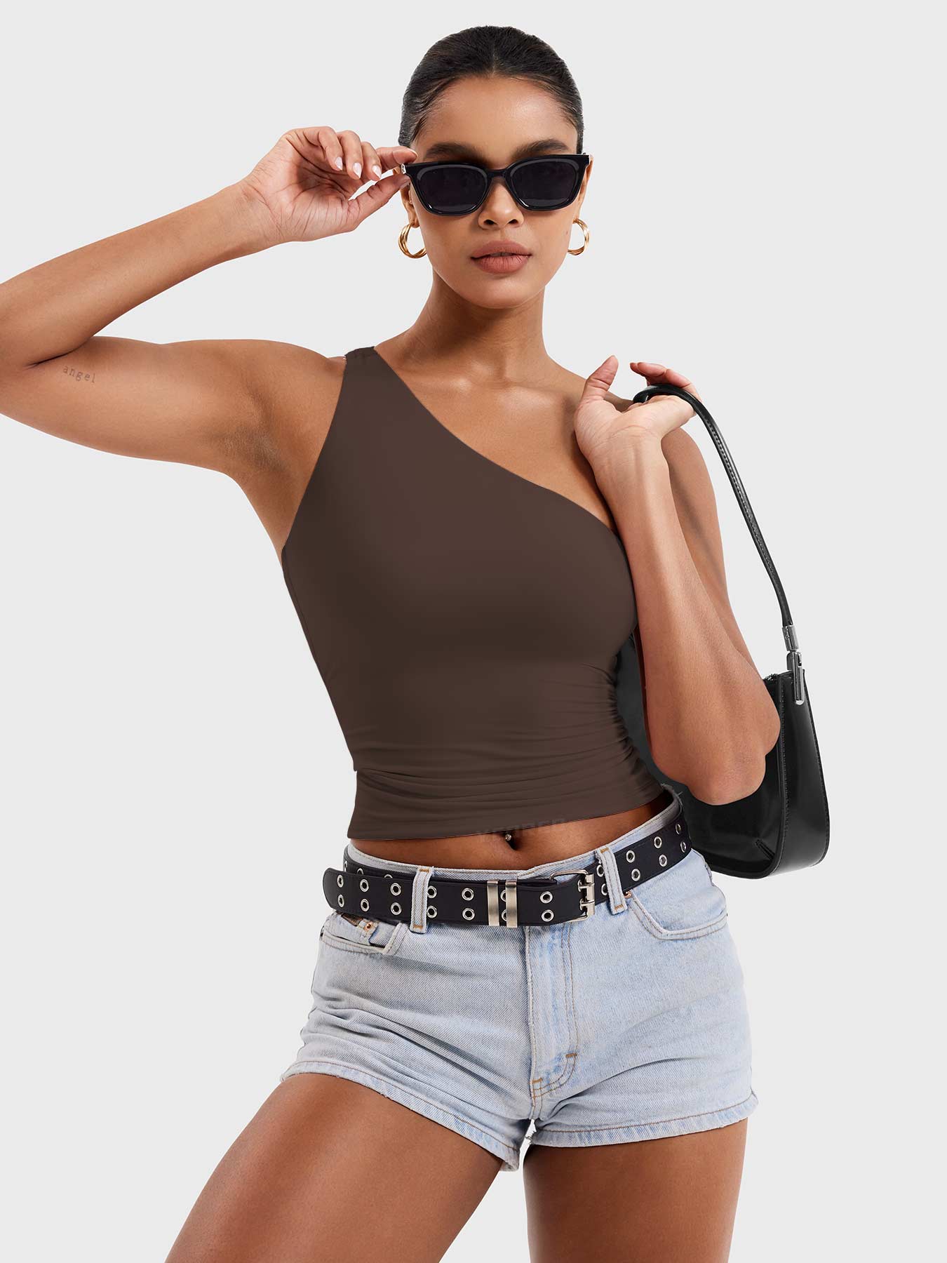Lyne London™ | One Shoulder Tank Top