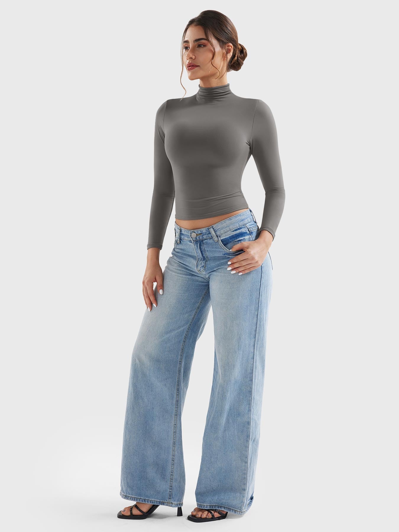 Lyne London™ | Turtle Neck Long Sleeves Shirts