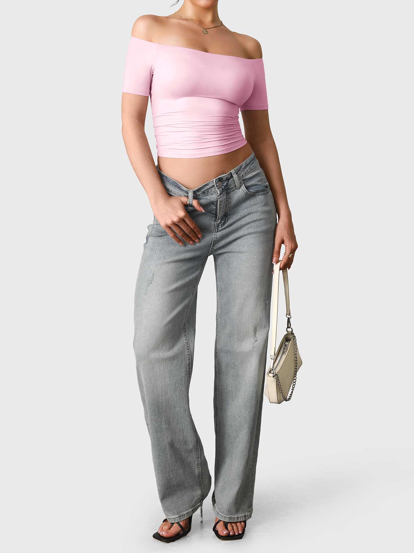 Lyne London™ | Off Shoulder Short Sleeves