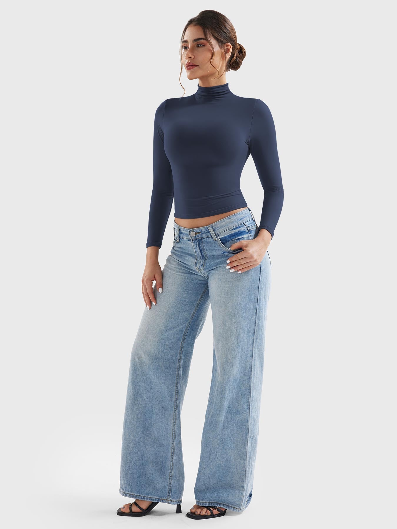 Lyne London™ | Turtle Neck Long Sleeves Shirts