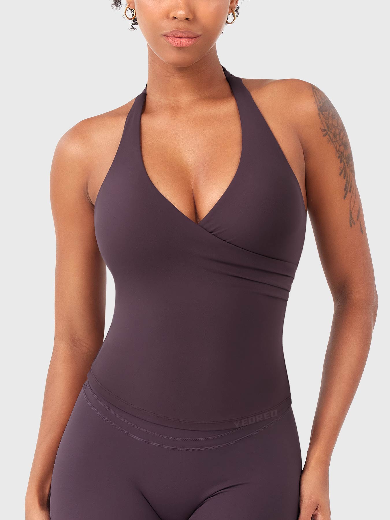Lyne London™ | V Neck Halter Tank