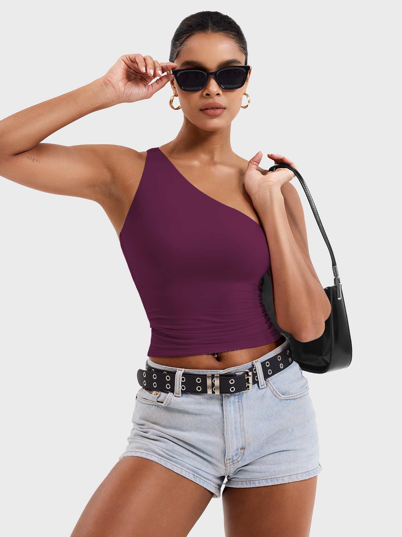 Lyne London™ | One Shoulder Tank Top