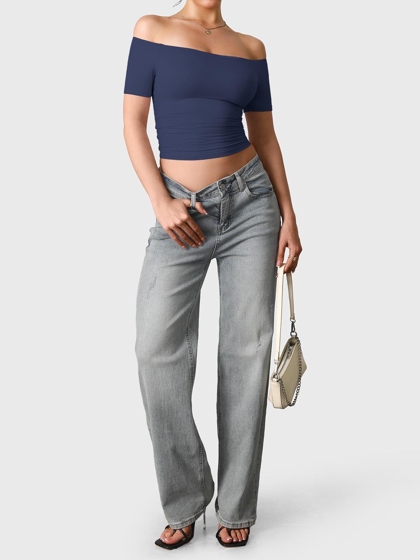 Lyne London™ | Off Shoulder Short Sleeves