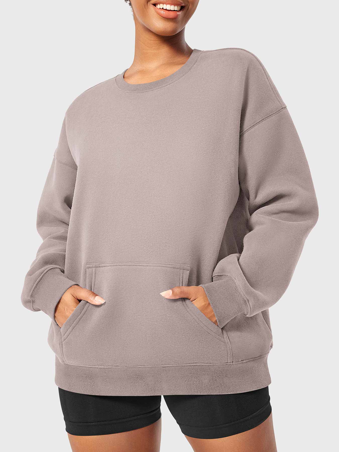 Lyne London™ | Oversized Fleece Sweatshirts