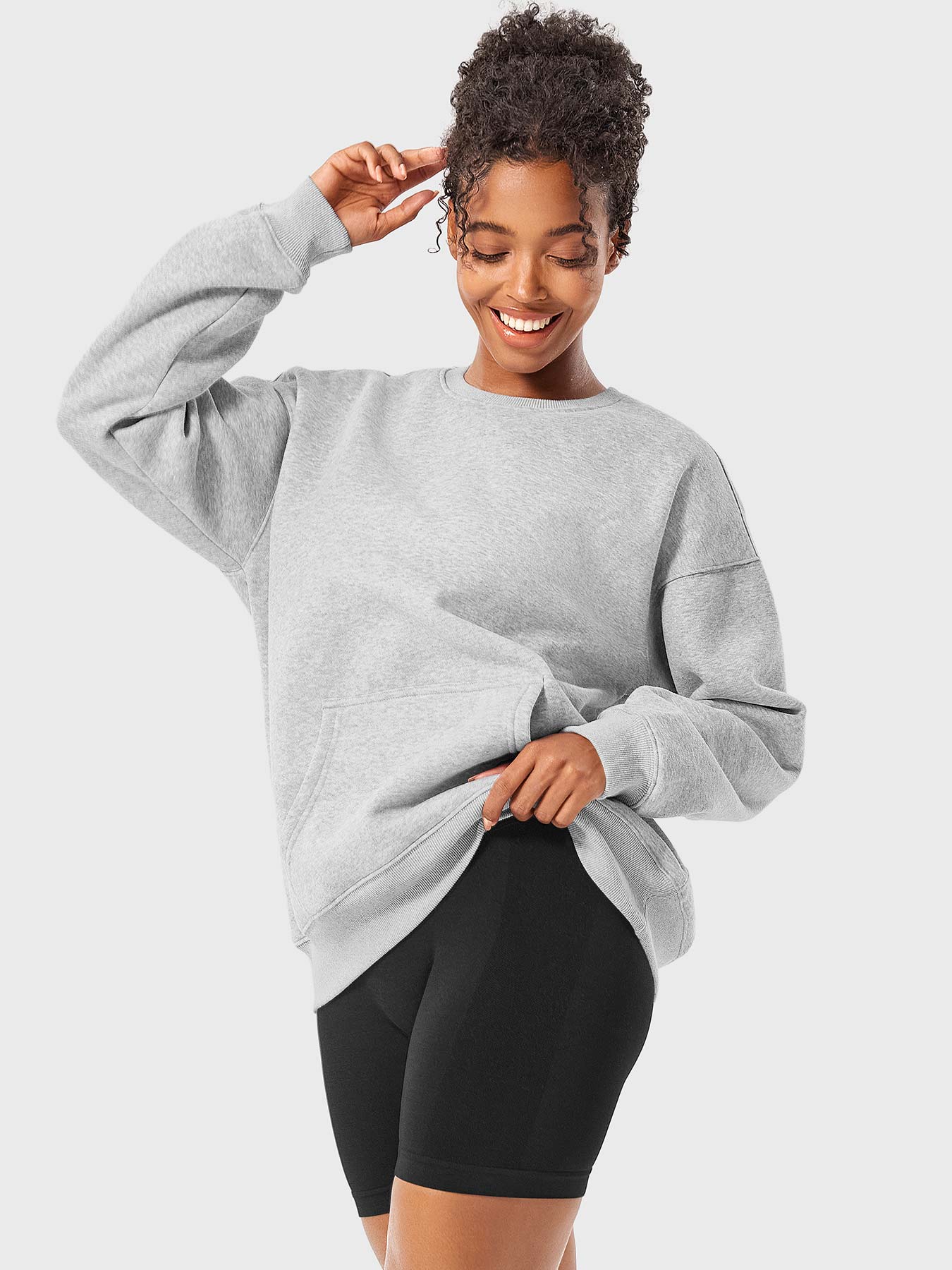 Lyne London™ | Oversized Fleece Sweatshirts