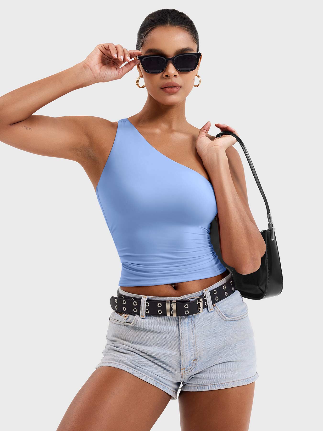 Lyne London™ | One Shoulder Tank Top