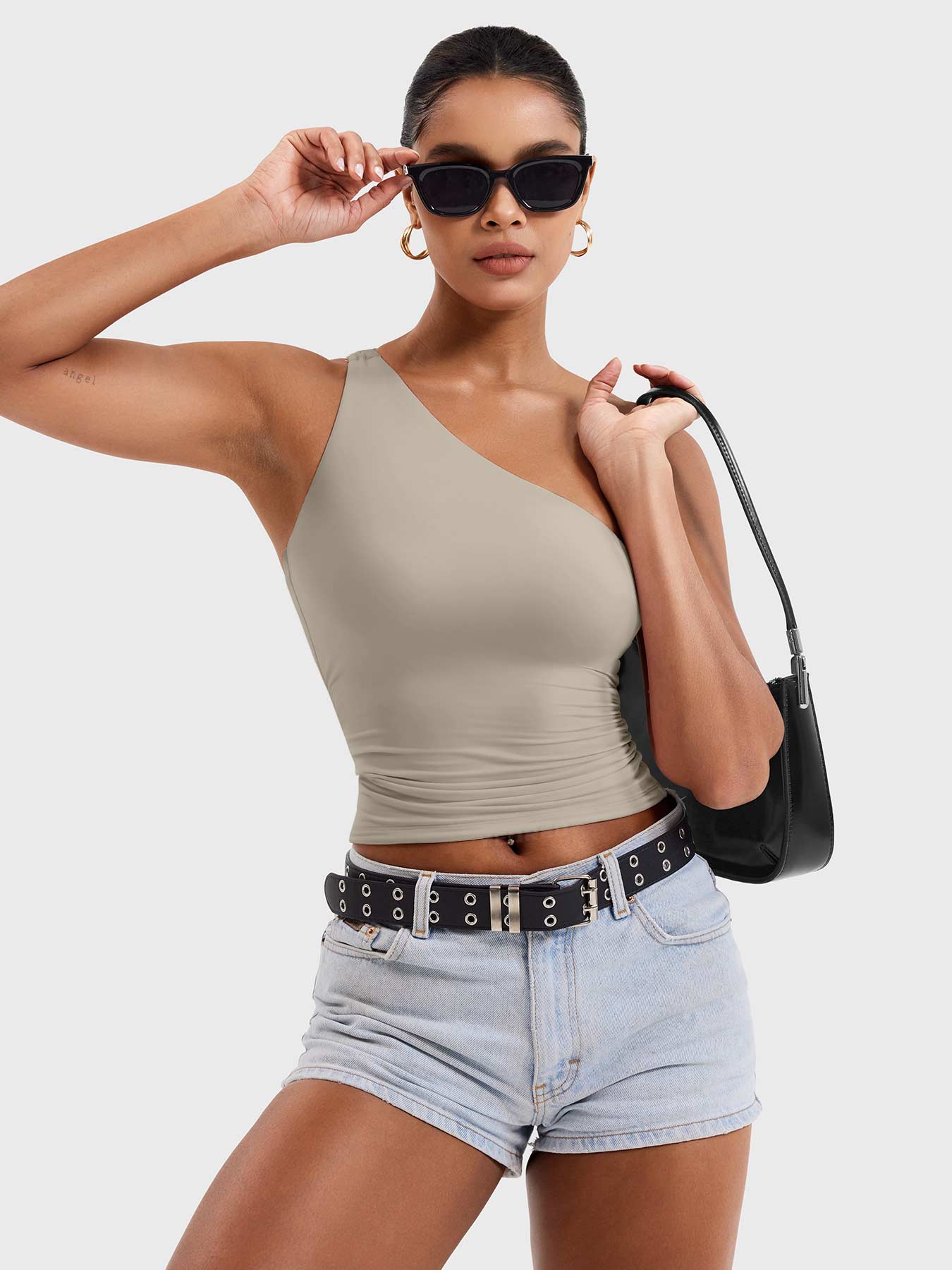 Lyne London™ | One Shoulder Tank Top