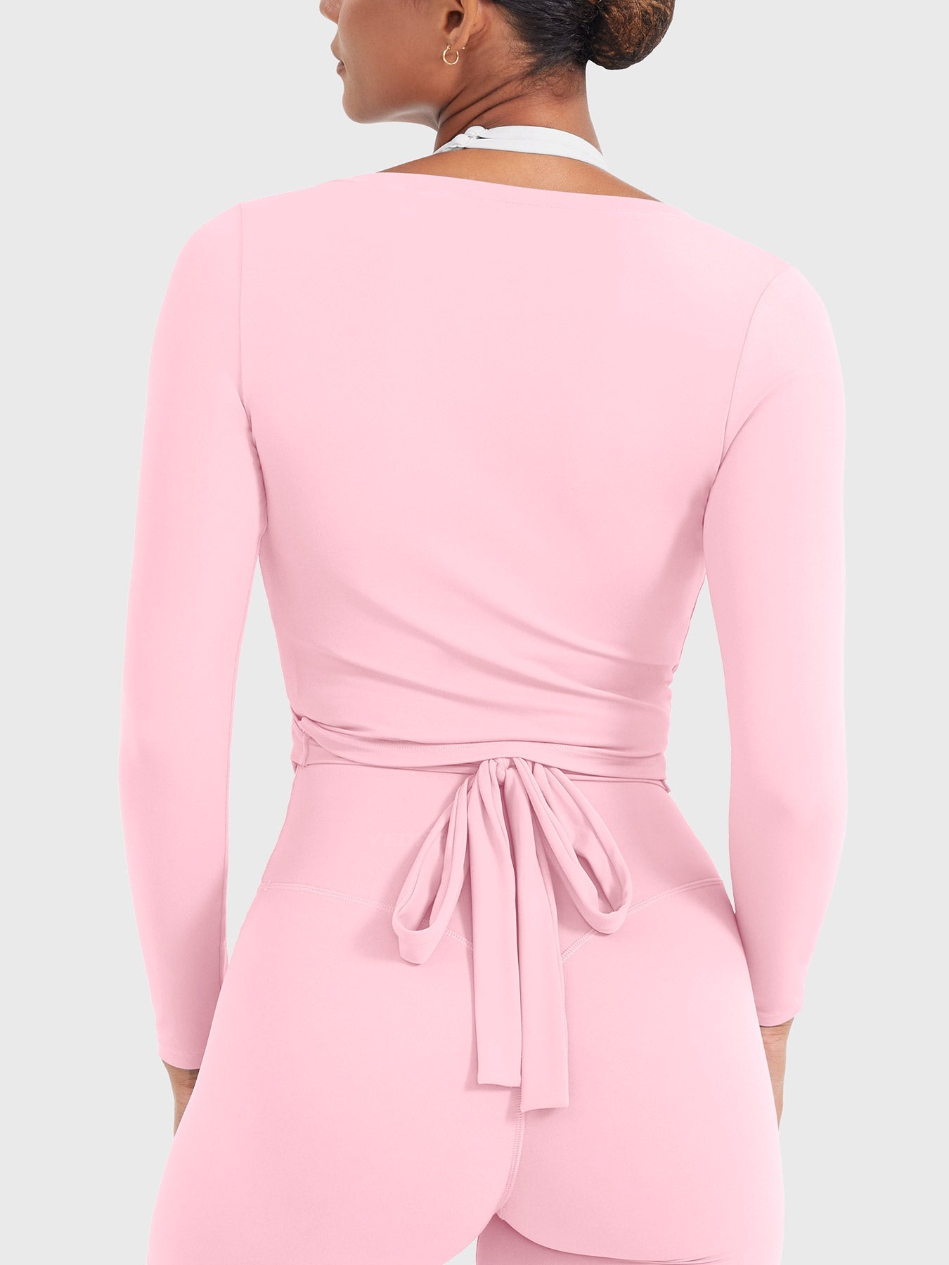 Lyne London™ | Long Sleeve Ballet Wrap Top
