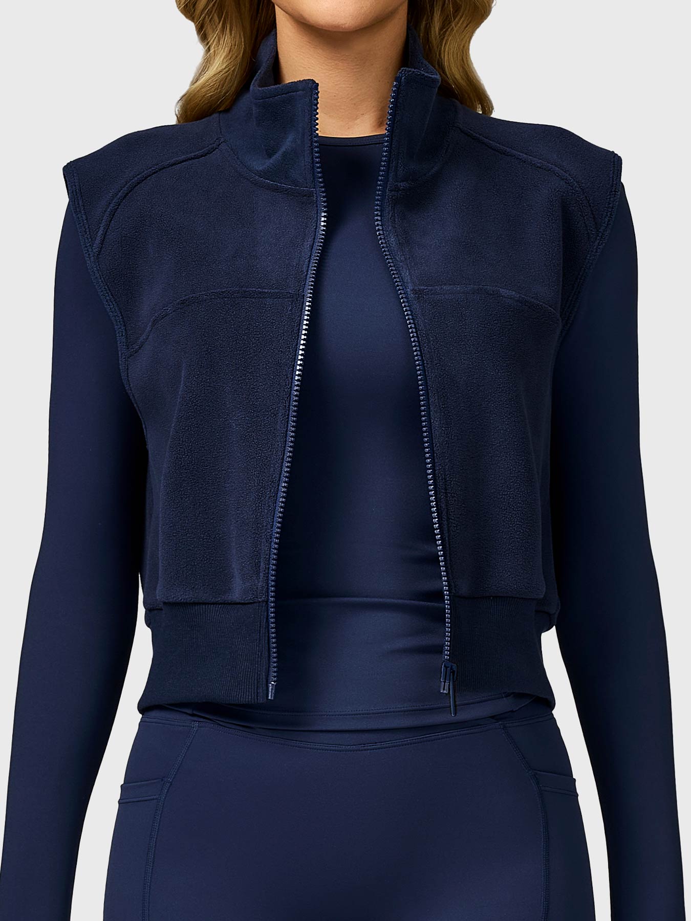 Lyne London™ | Cropped Fleece Vest