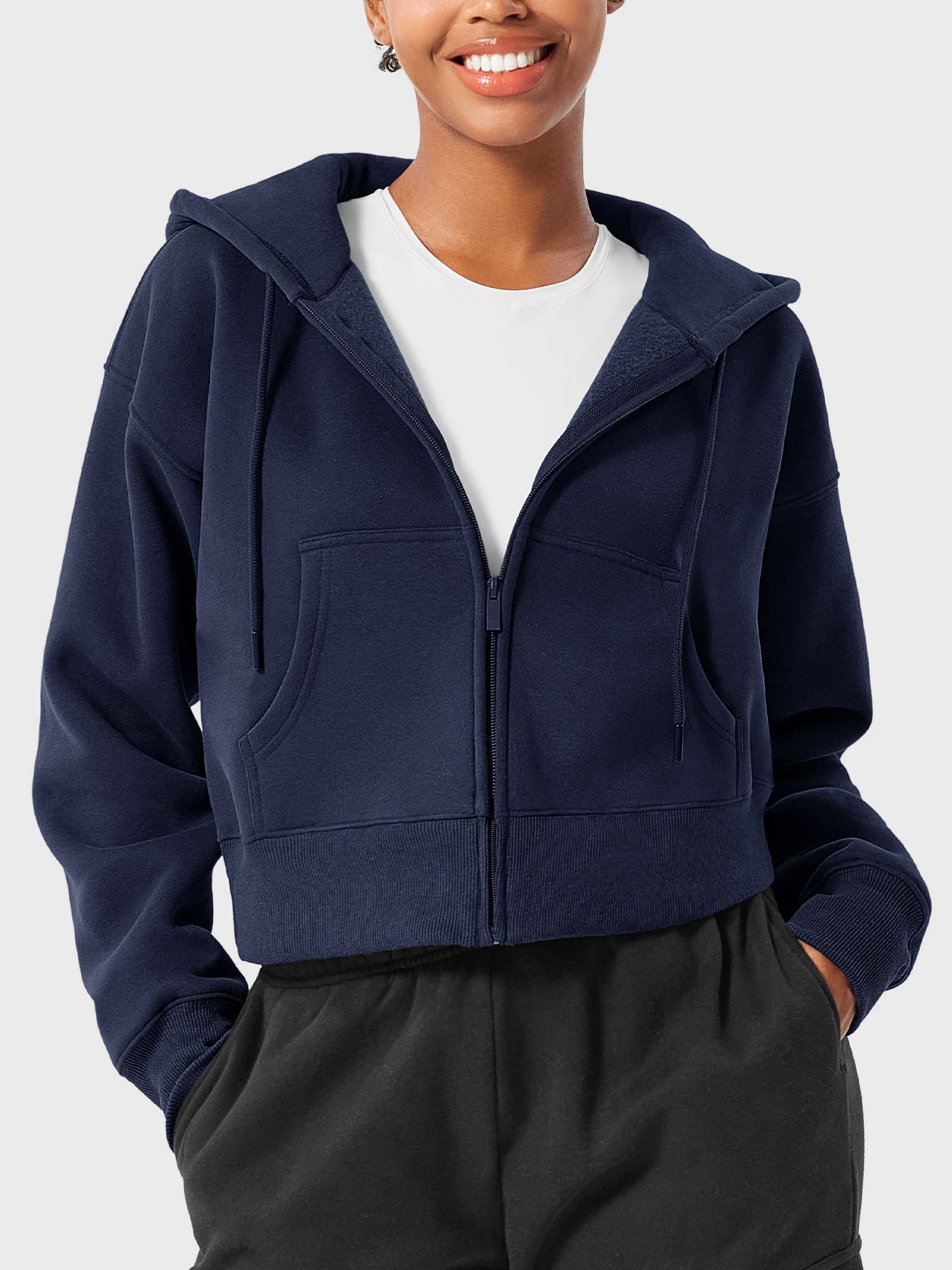 Lyne London™ | Zip Up Fleece Hoodies