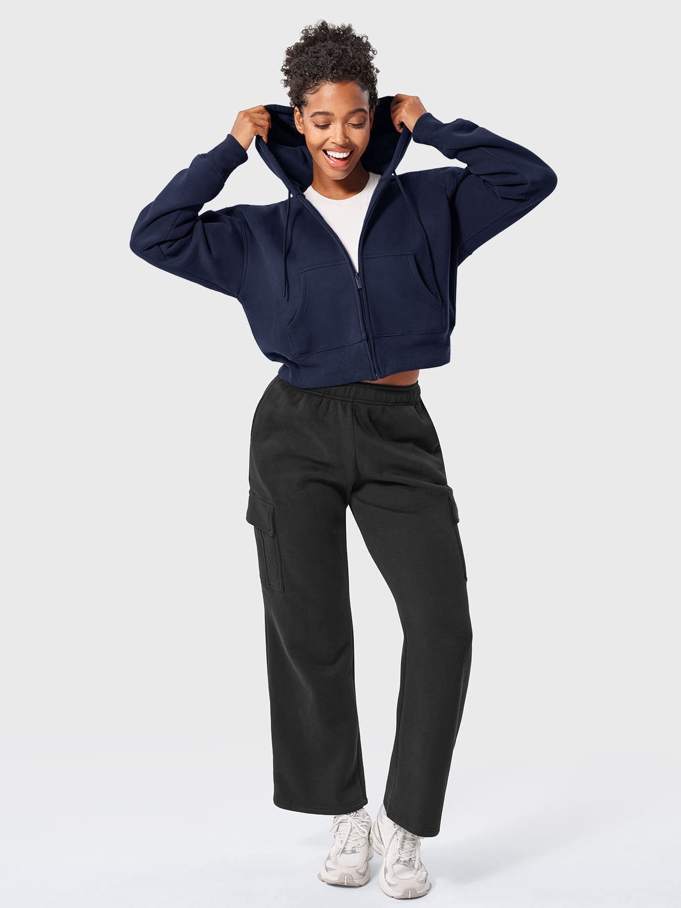 Lyne London™ | Zip Up Fleece Hoodies