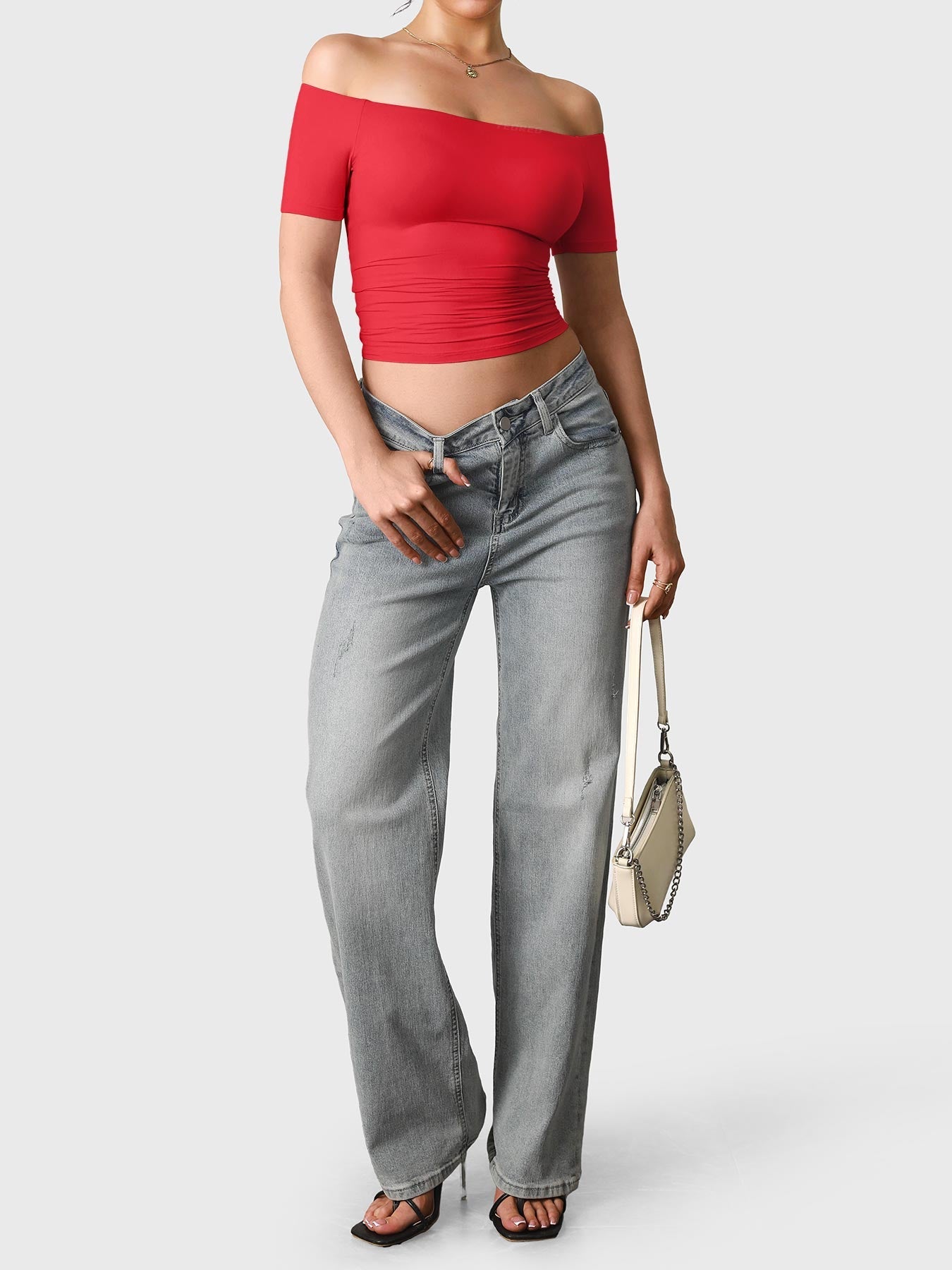 Lyne London™ | Off Shoulder Short Sleeves