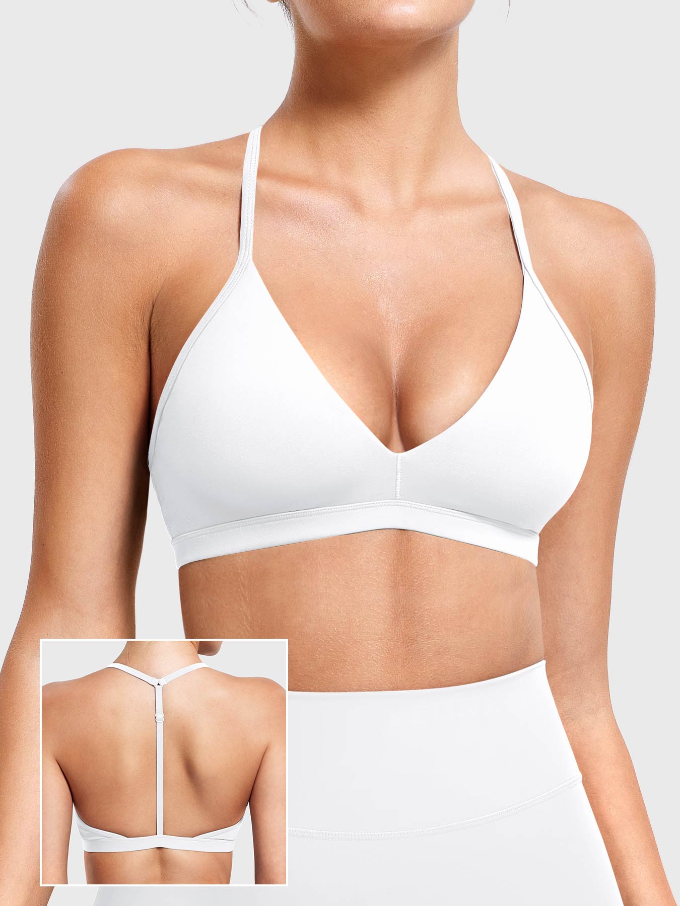 Lyne London™ | V Neck Sports Bra