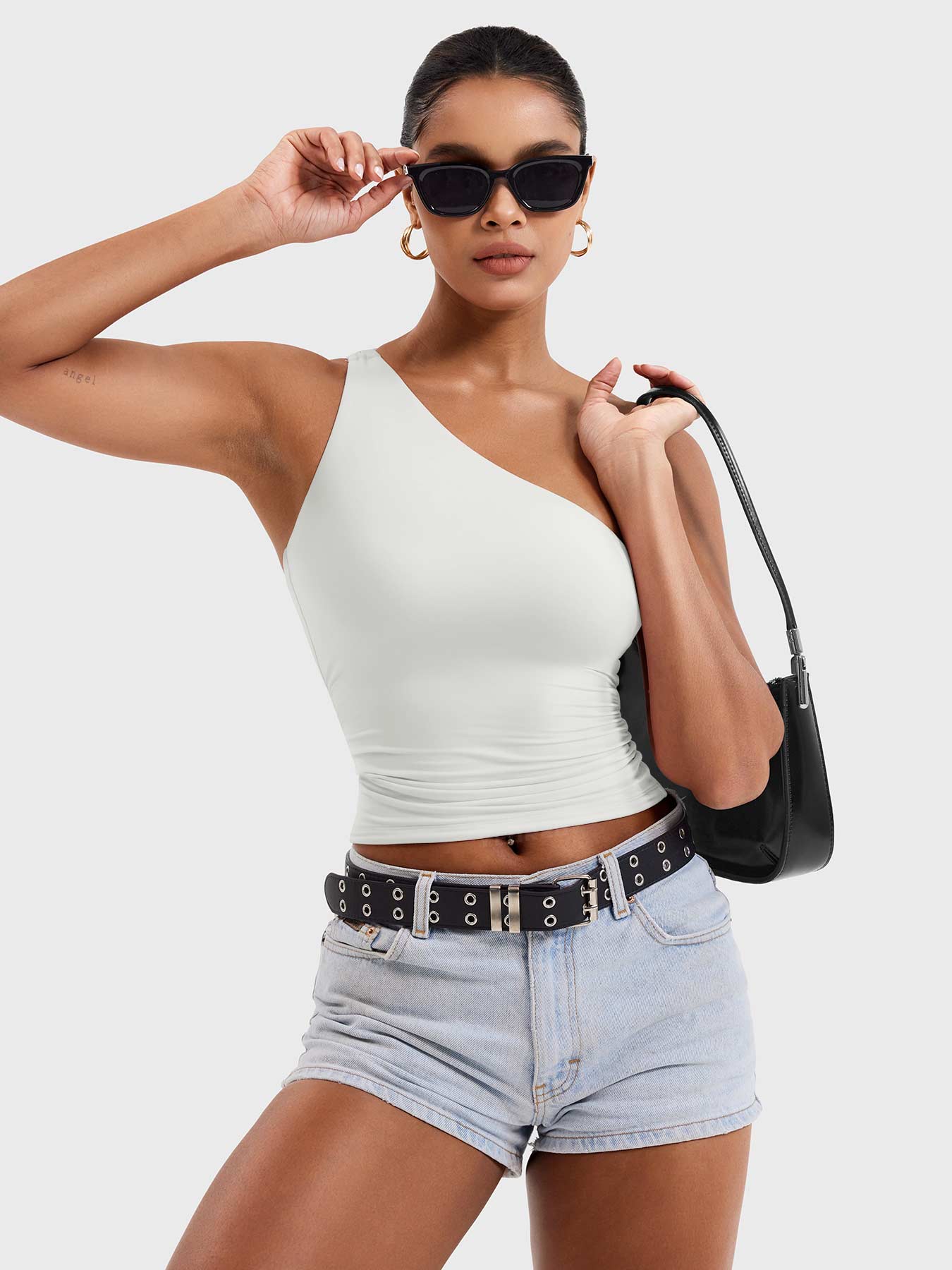 Lyne London™ | One Shoulder Tank Top