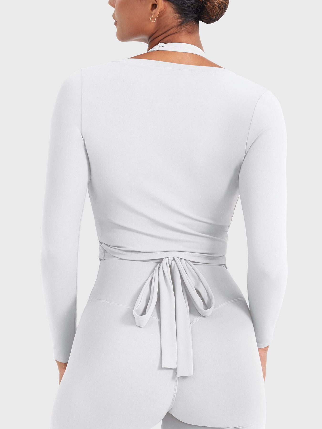 Lyne London™ | Long Sleeve Ballet Wrap Top