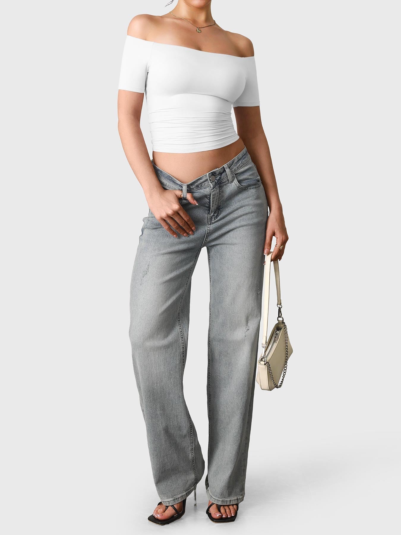 Lyne London™ | Off Shoulder Short Sleeves