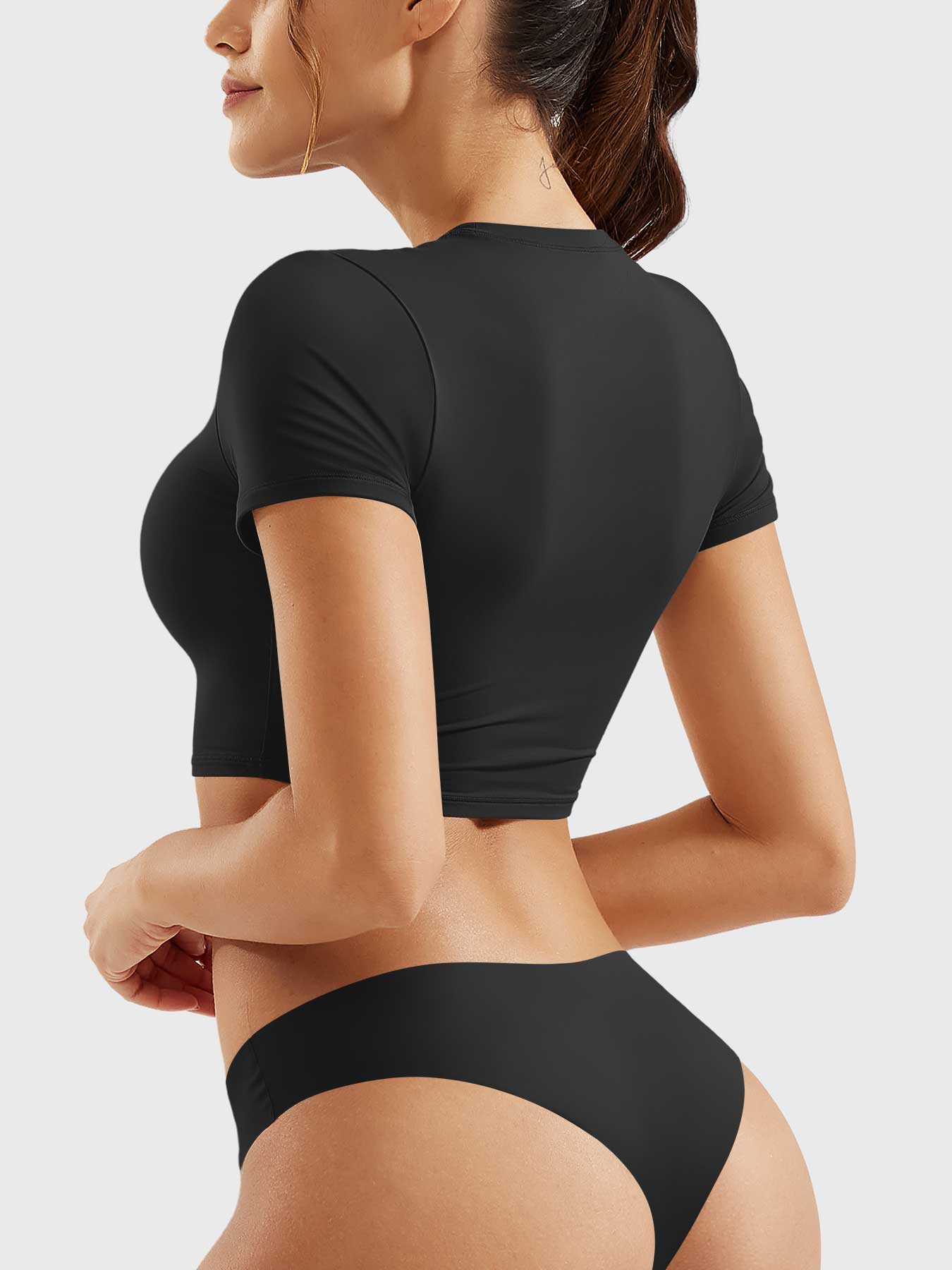 Lyne London™ | Short Sleeves Crop Top