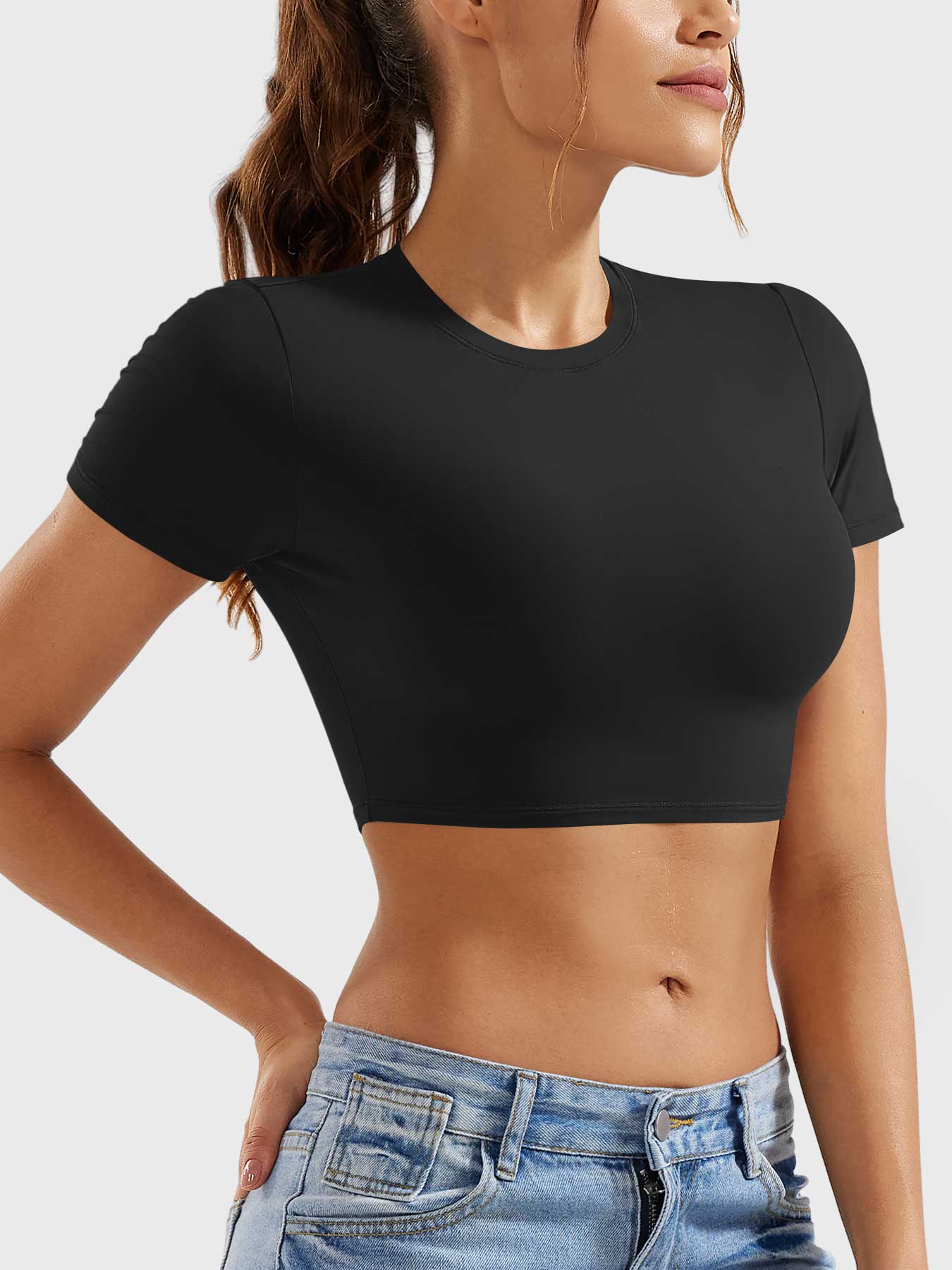 Lyne London™ | Short Sleeves Crop Top