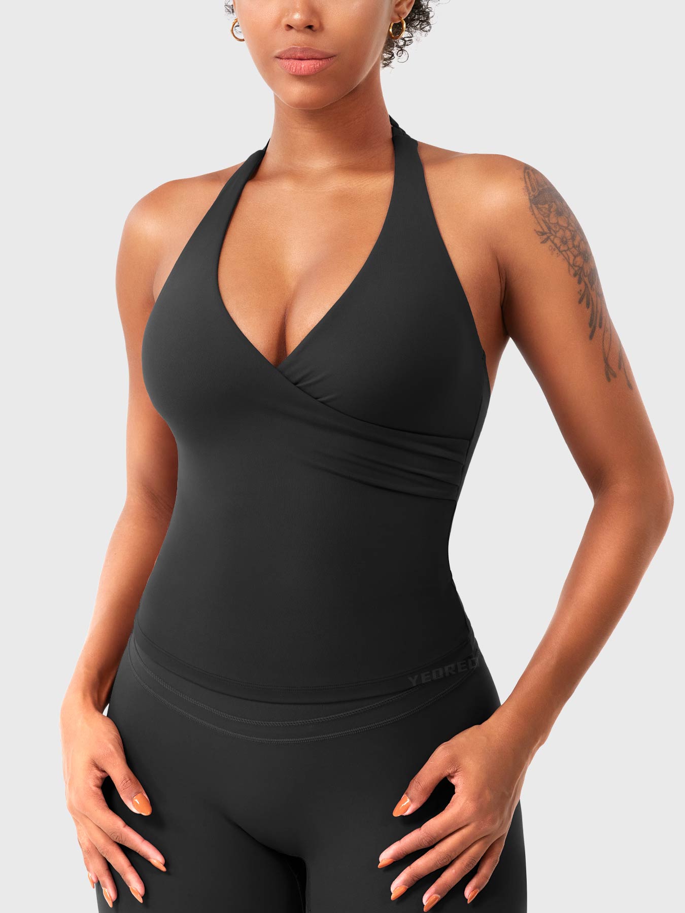 Lyne London™ | V Neck Halter Tank