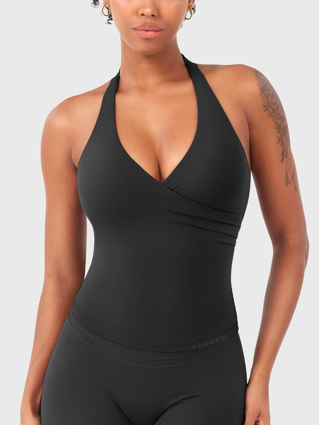 Lyne London™ | V Neck Halter Tank