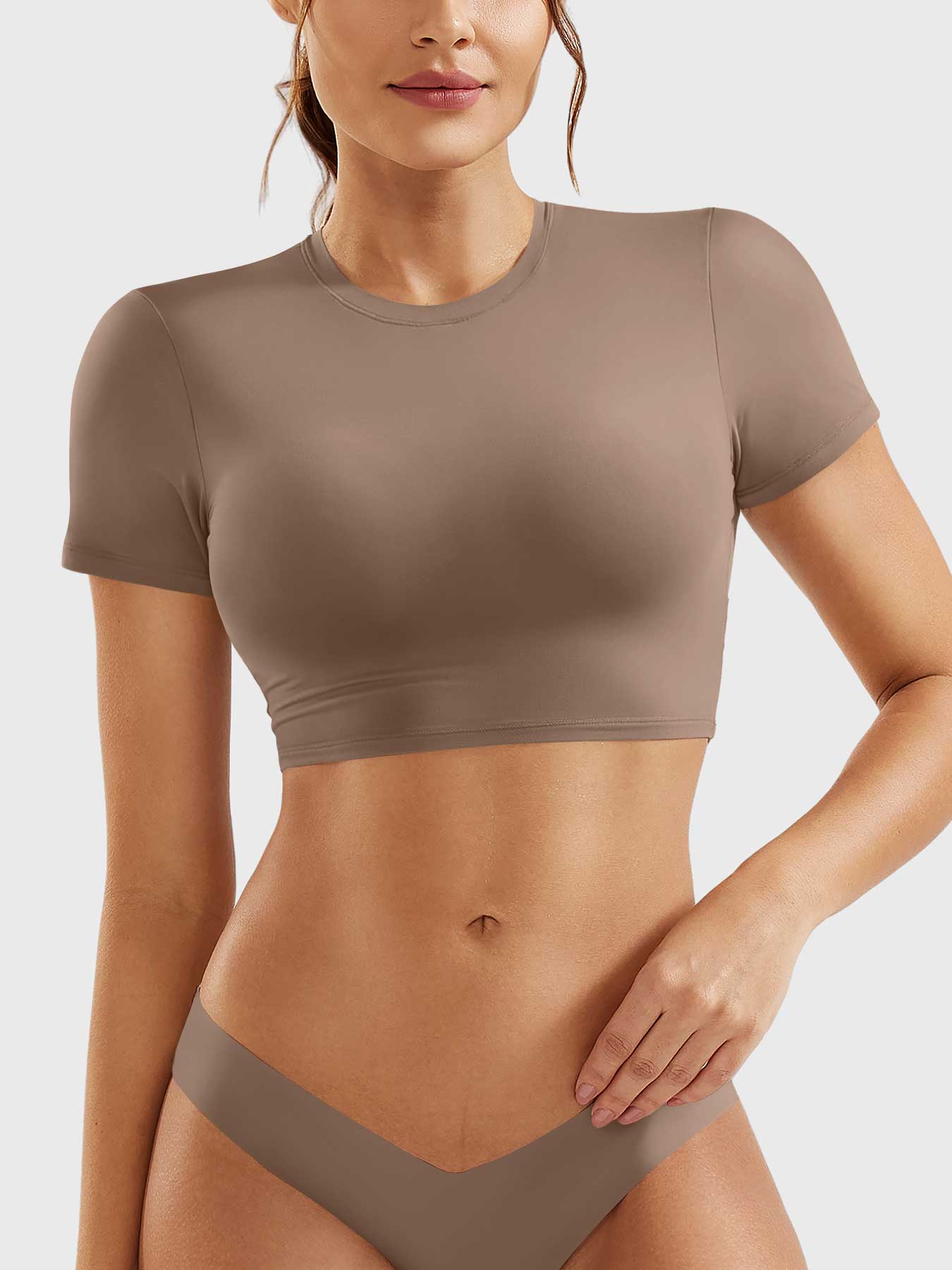 Lyne London™ | Short Sleeves Crop Top