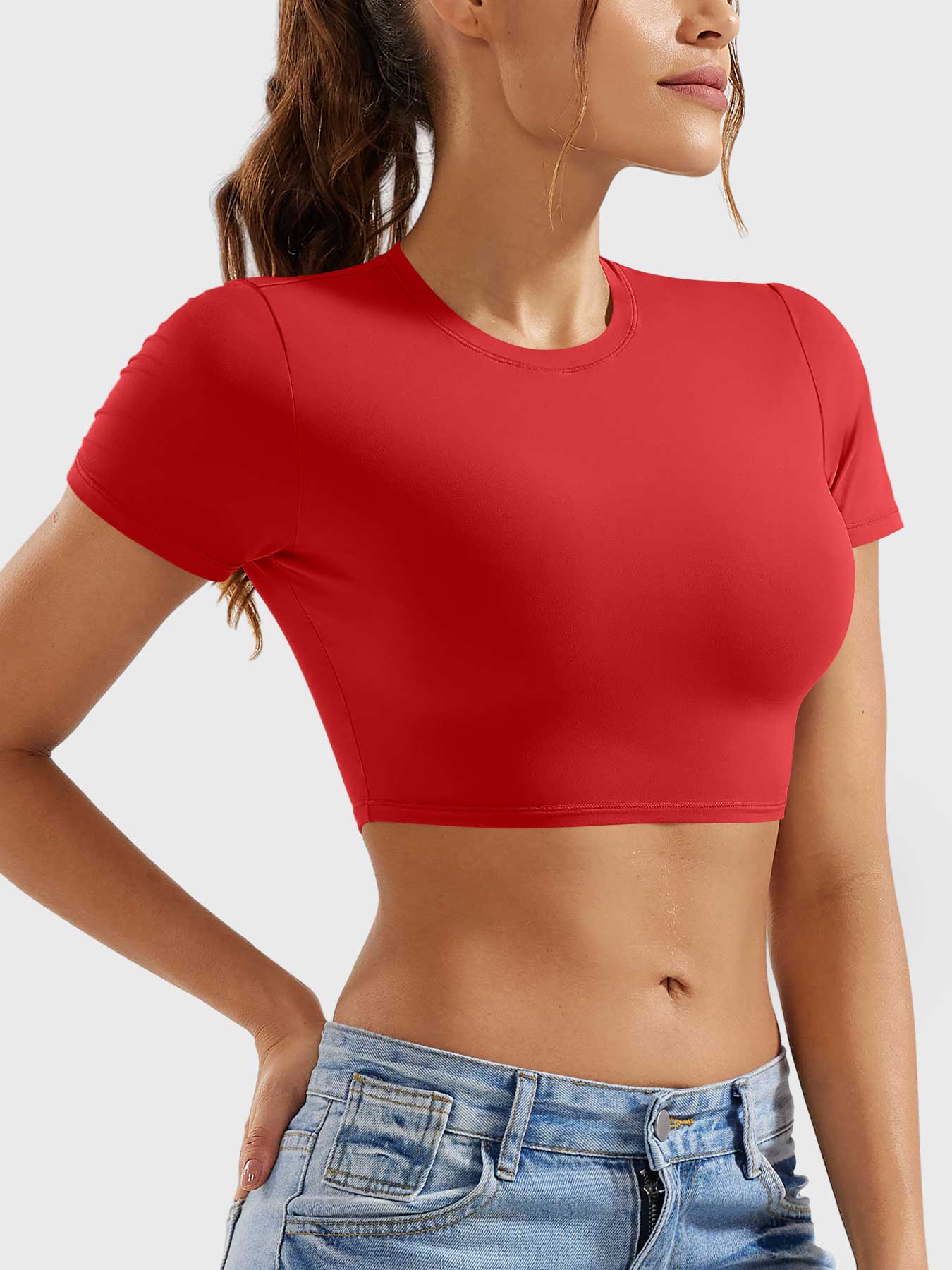 Lyne London™ | Short Sleeves Crop Top