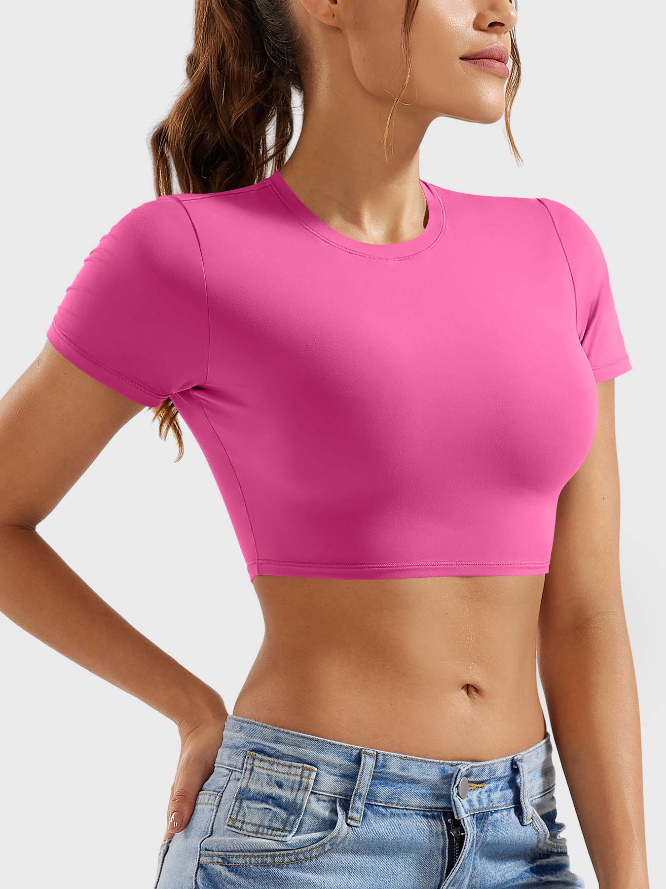 Lyne London™ | Short Sleeves Crop Top
