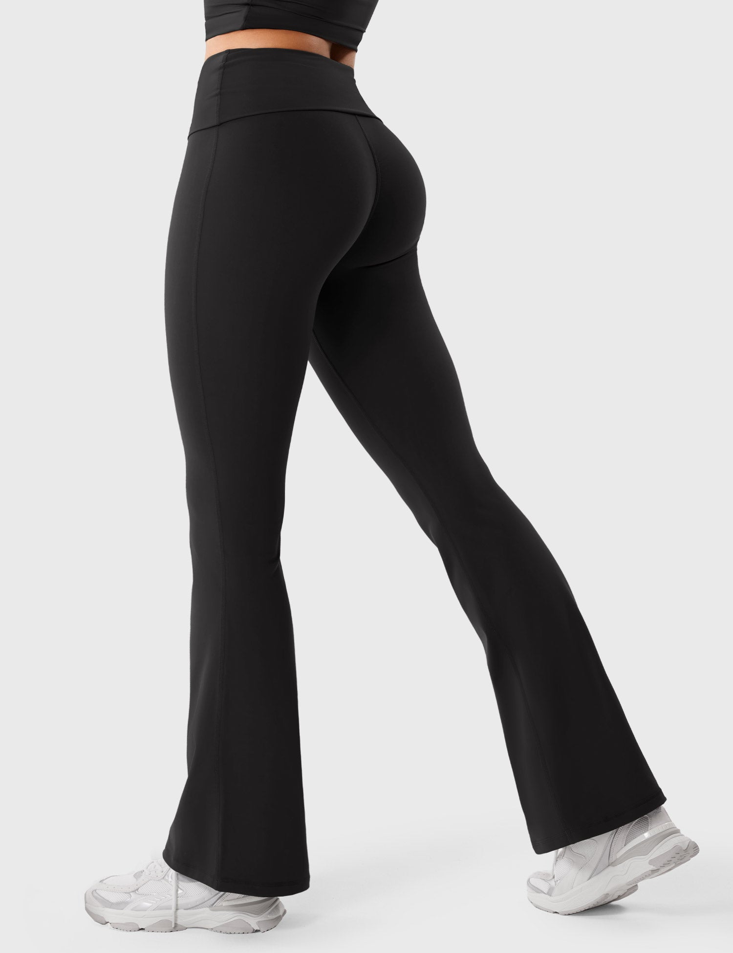 Lyne London™ | Fold Over Flare Leggings
