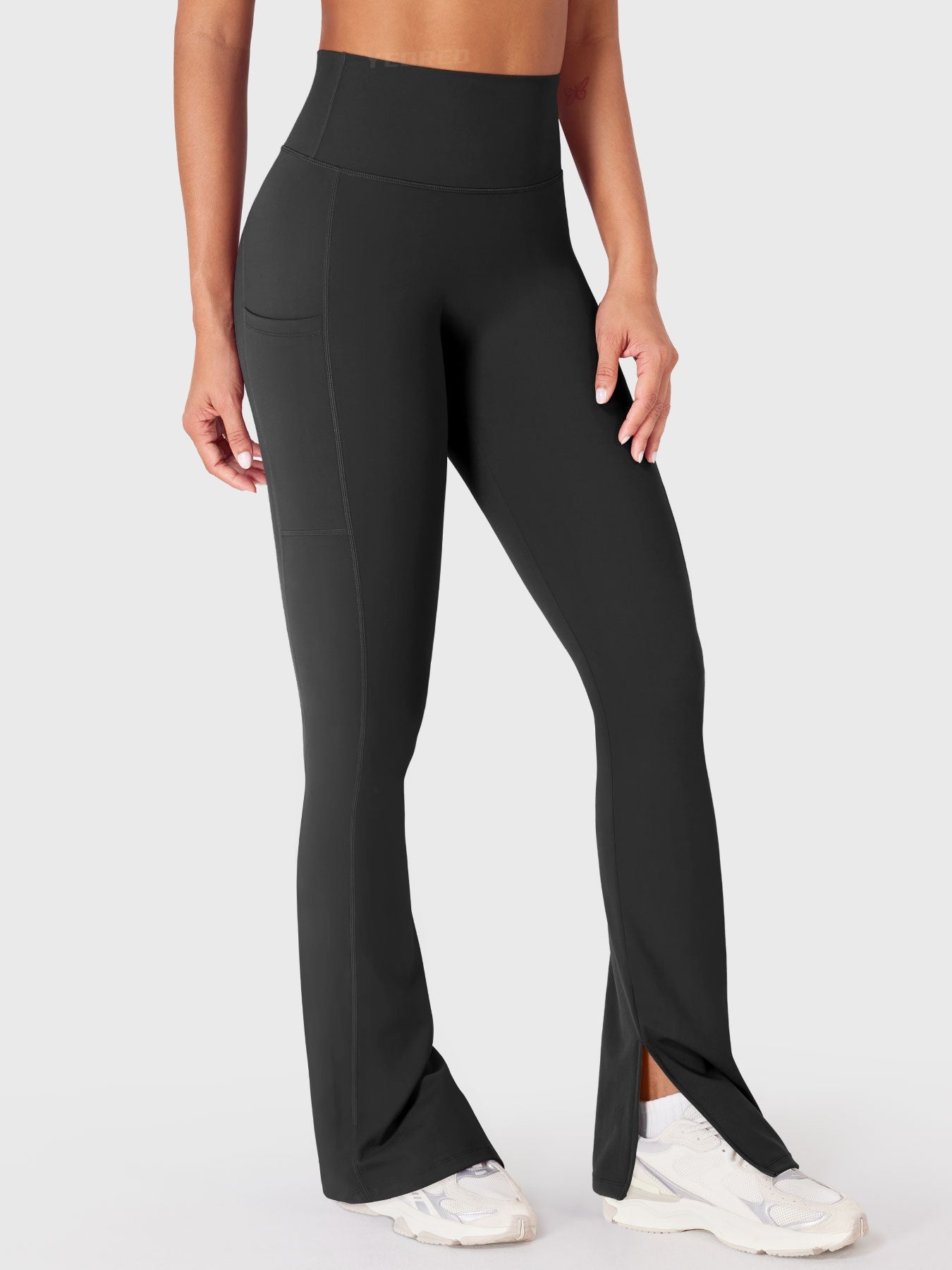 Lyne London™ | Split Hem Leggings with Side Pockets