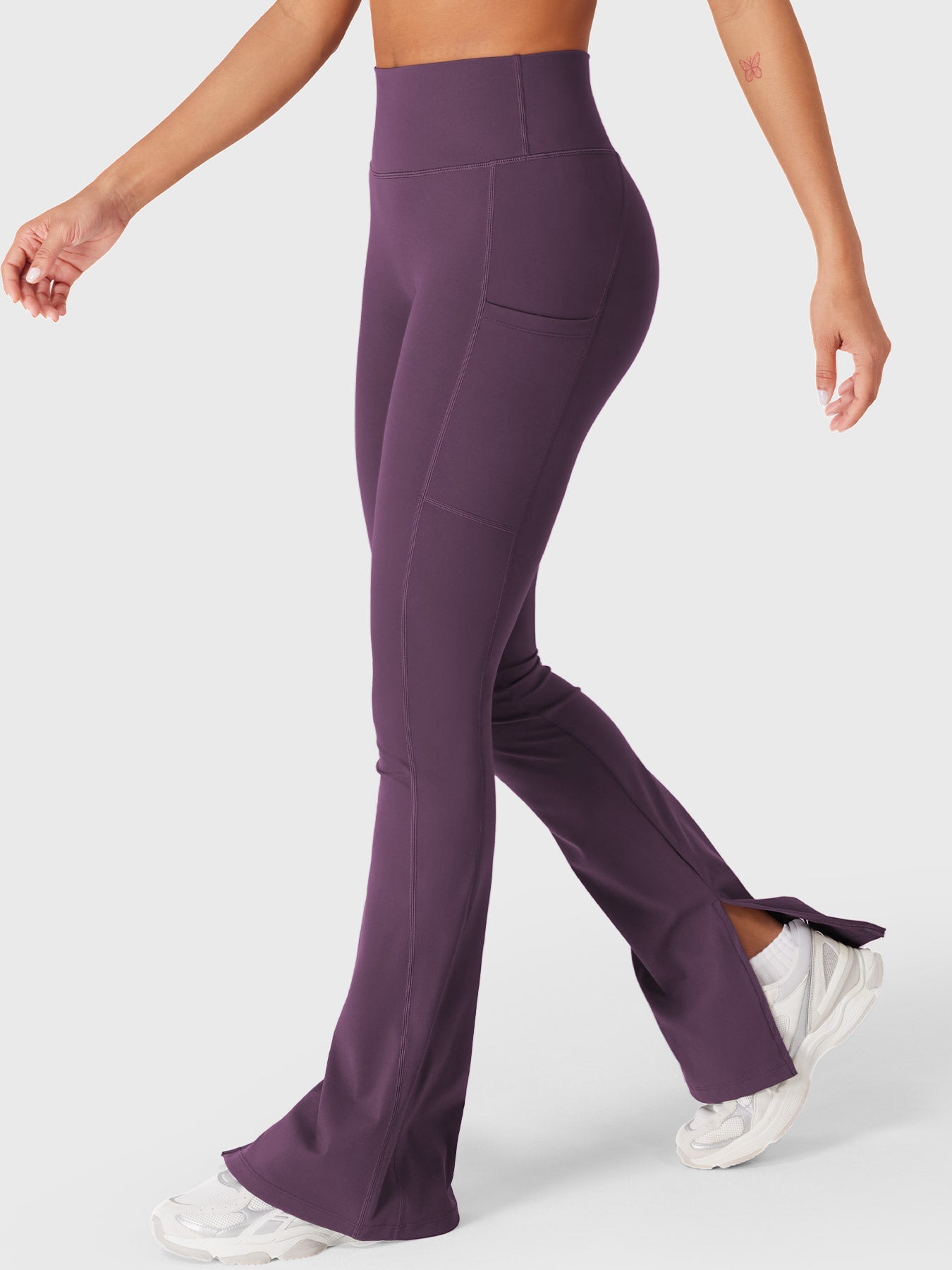 Lyne London™ | Split Hem Leggings with Side Pockets