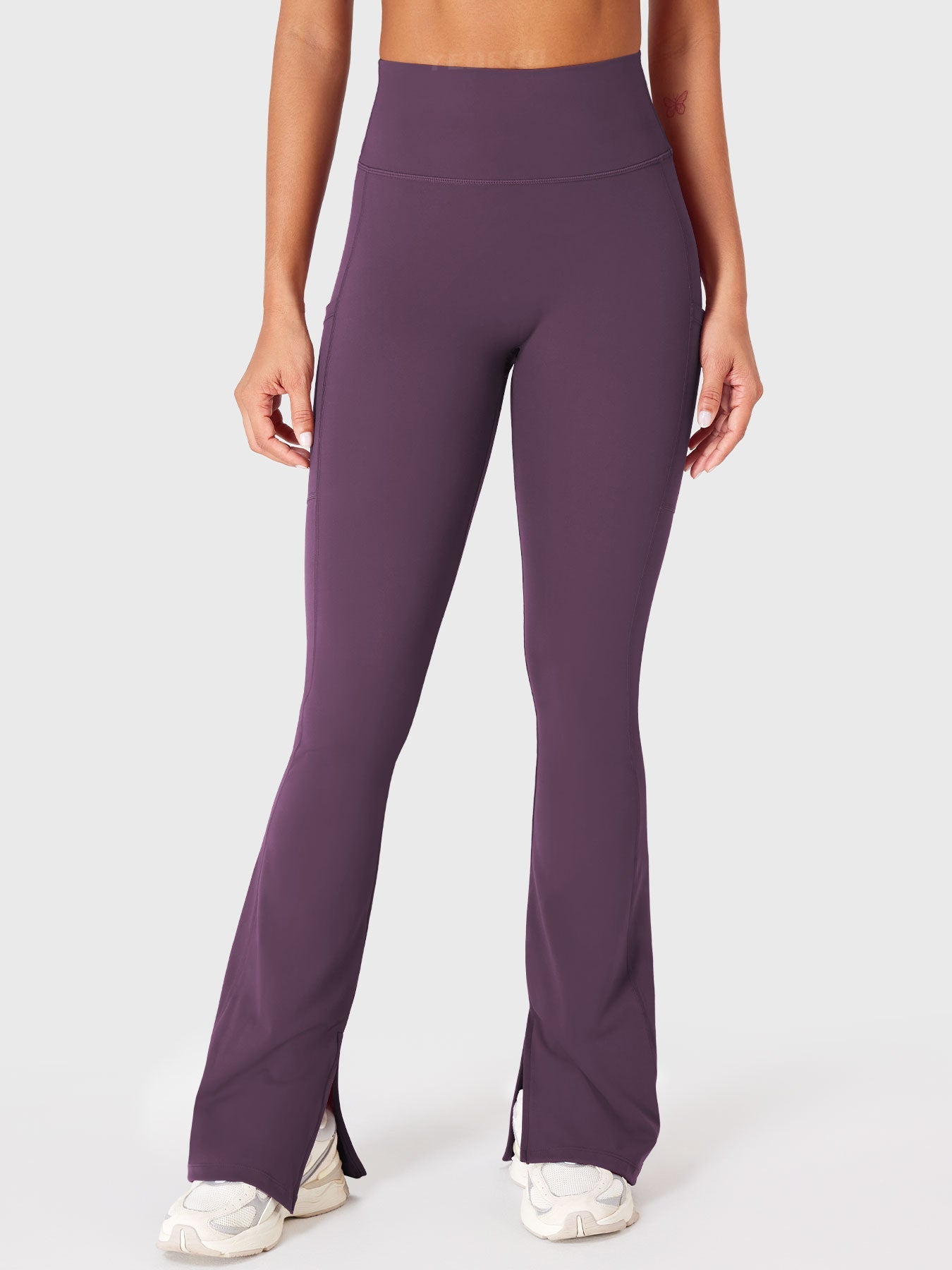 Lyne London™ | Split Hem Leggings with Side Pockets