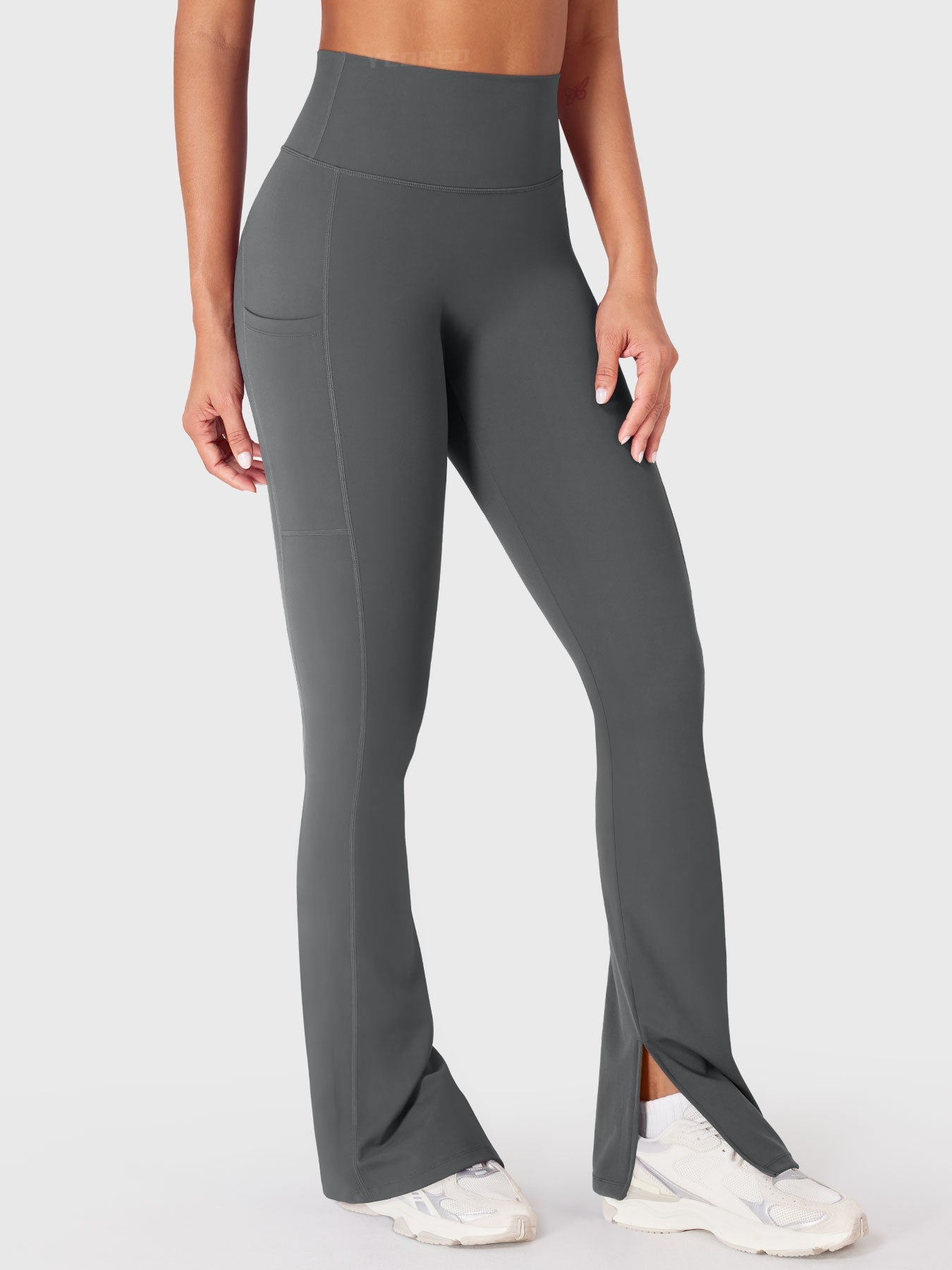 Lyne London™ | Split Hem Leggings with Side Pockets