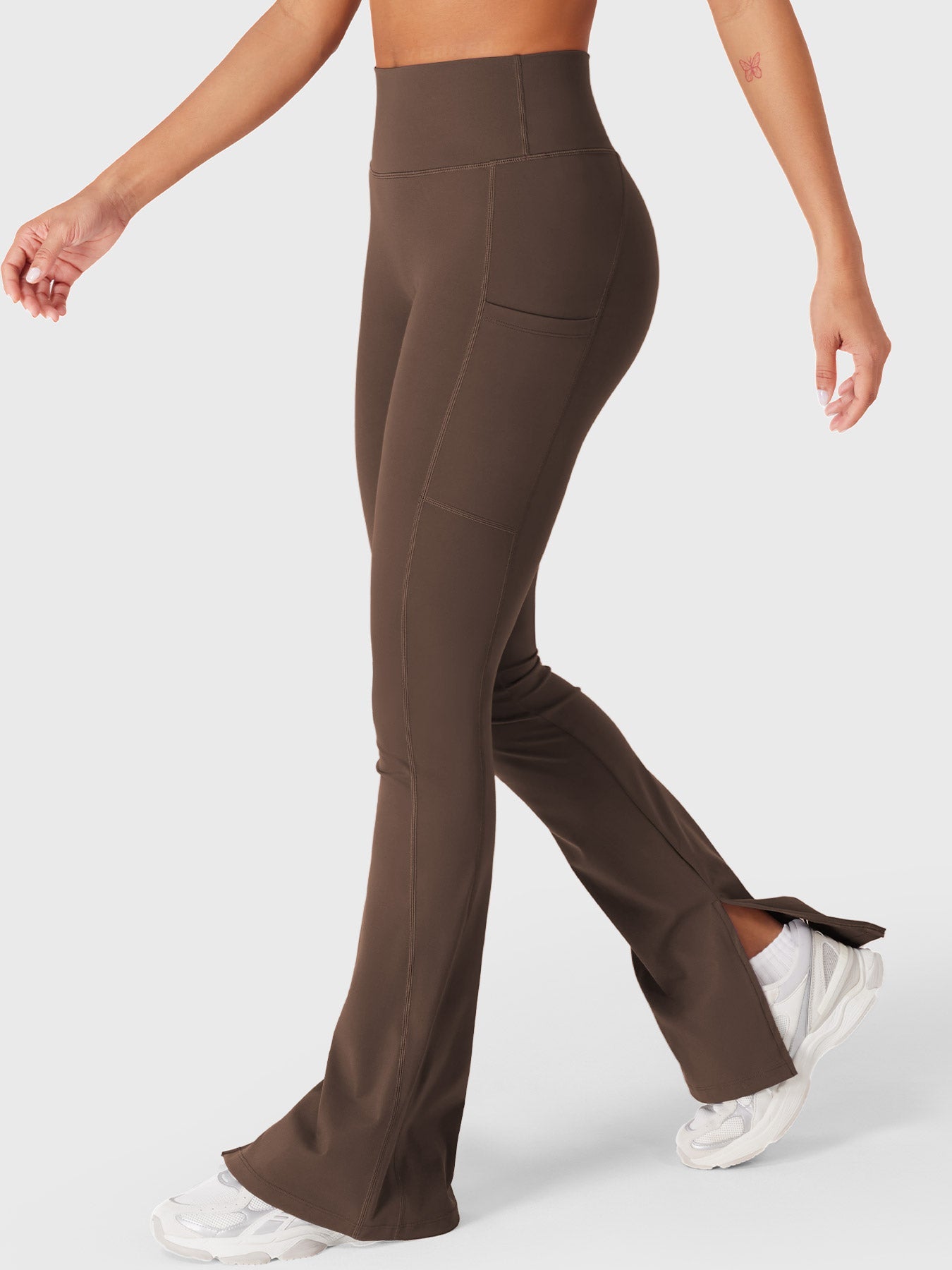 Lyne London™ | Split Hem Leggings with Side Pockets