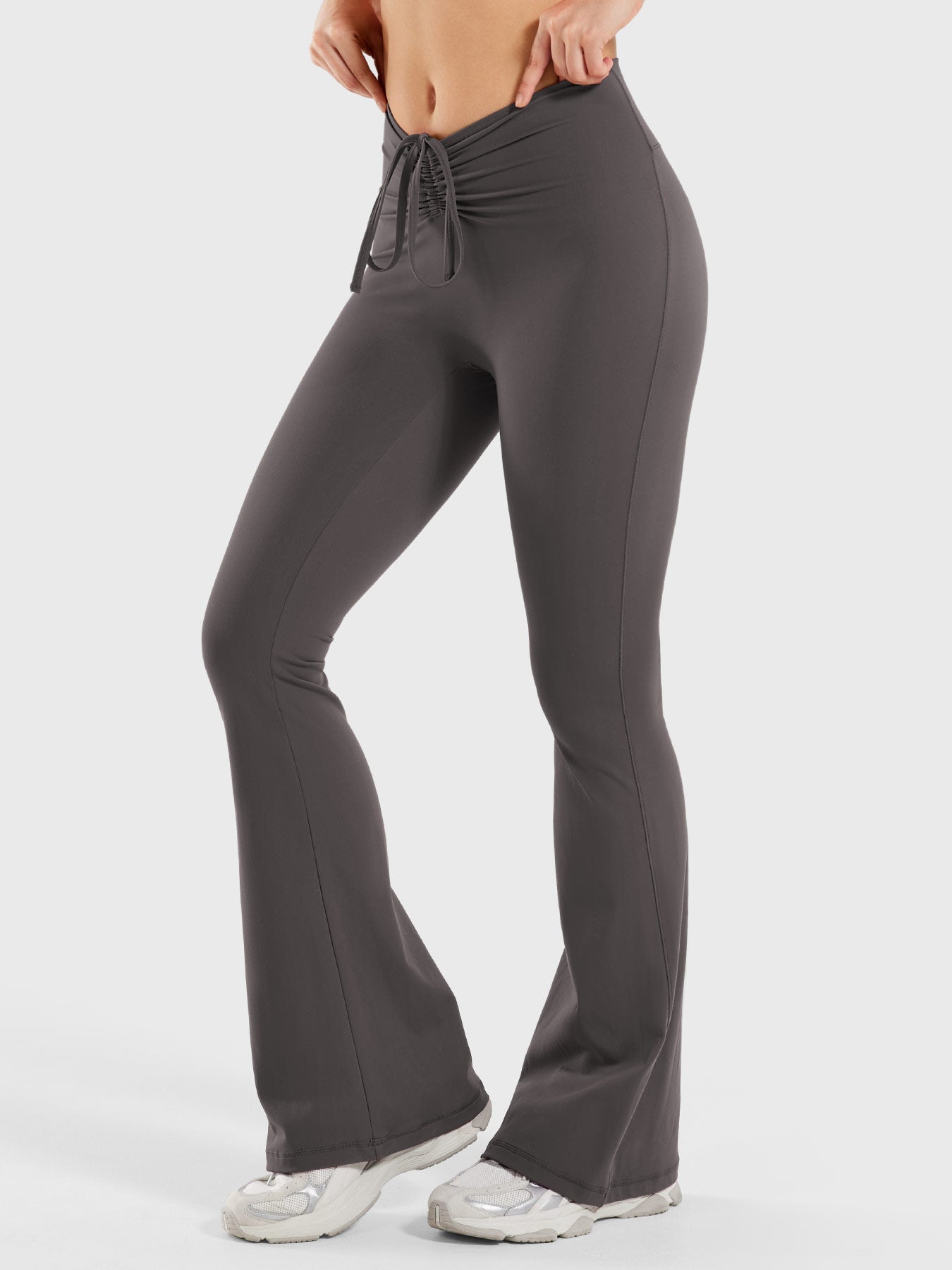 Lyne London™ | Drawstring Flare Leggings