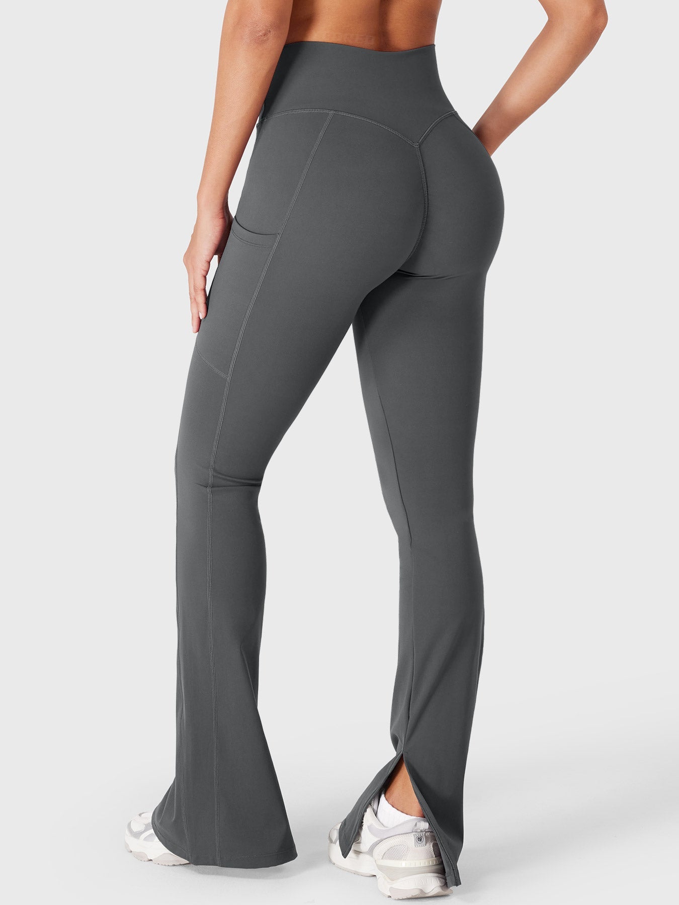 Lyne London™ | Split Hem Leggings with Side Pockets