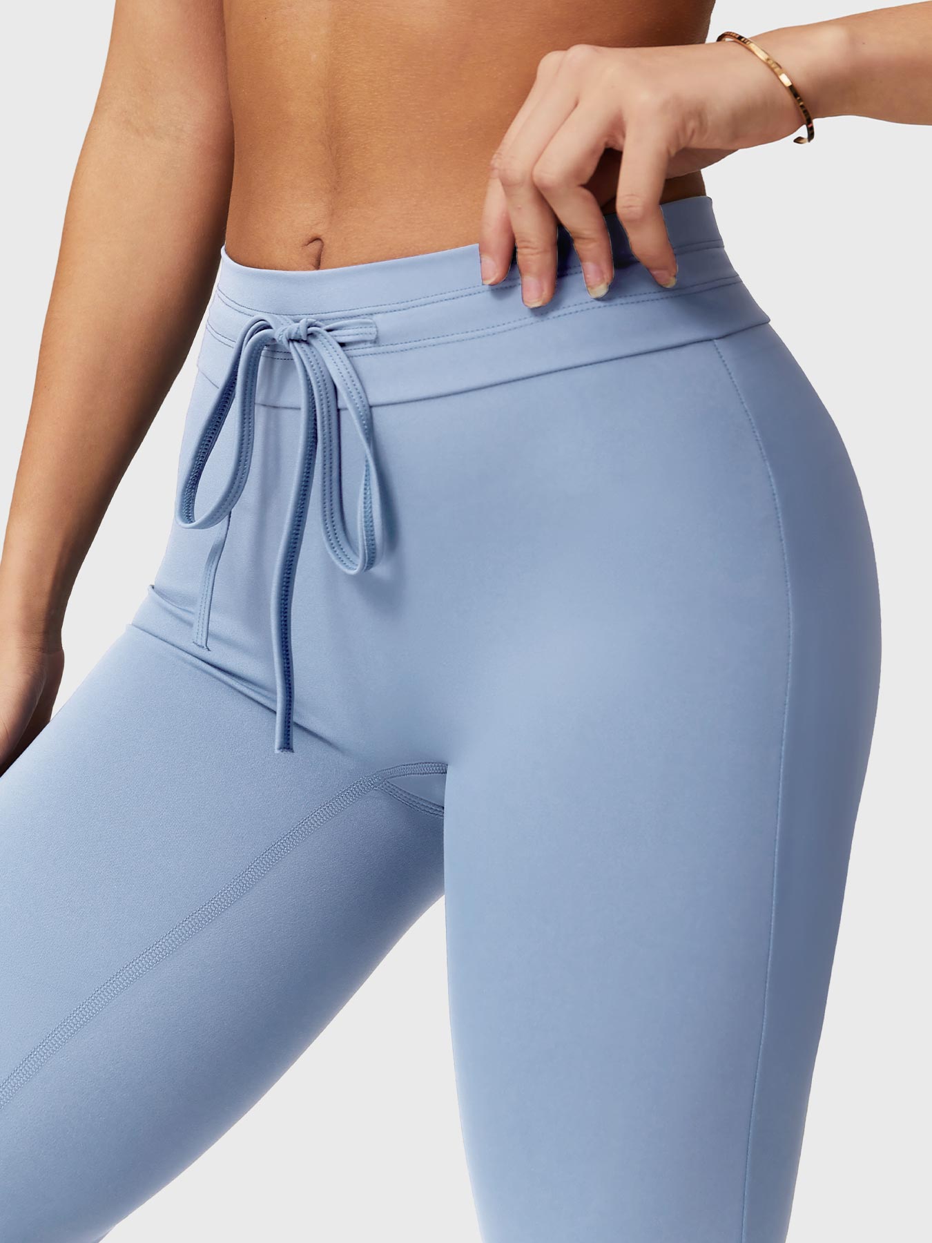 Lyne London™ | Drawstring Flare Leggings