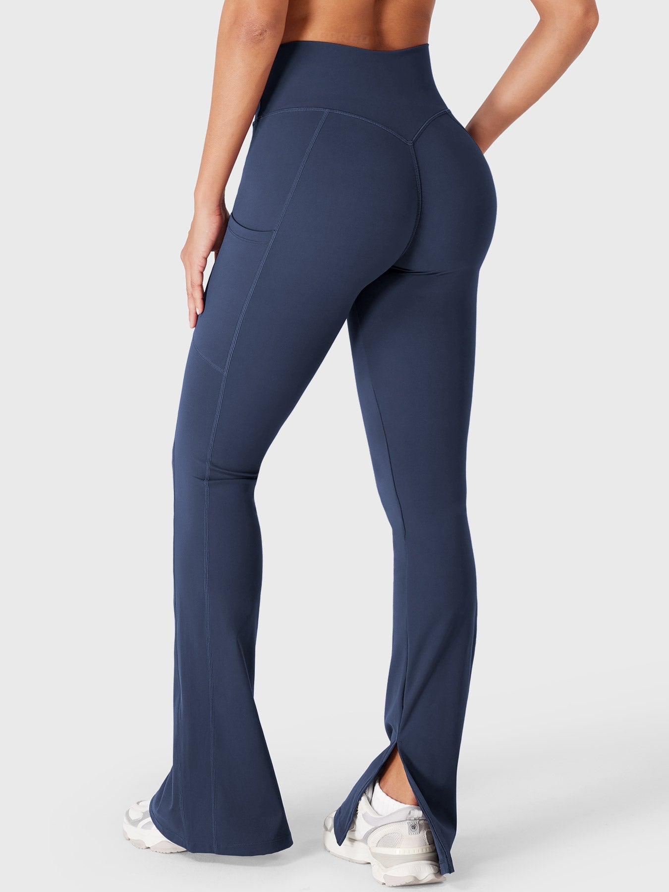 Lyne London™ | Split Hem Leggings with Side Pockets