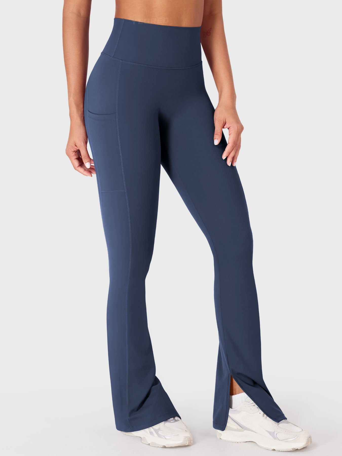 Lyne London™ | Split Hem Leggings with Side Pockets