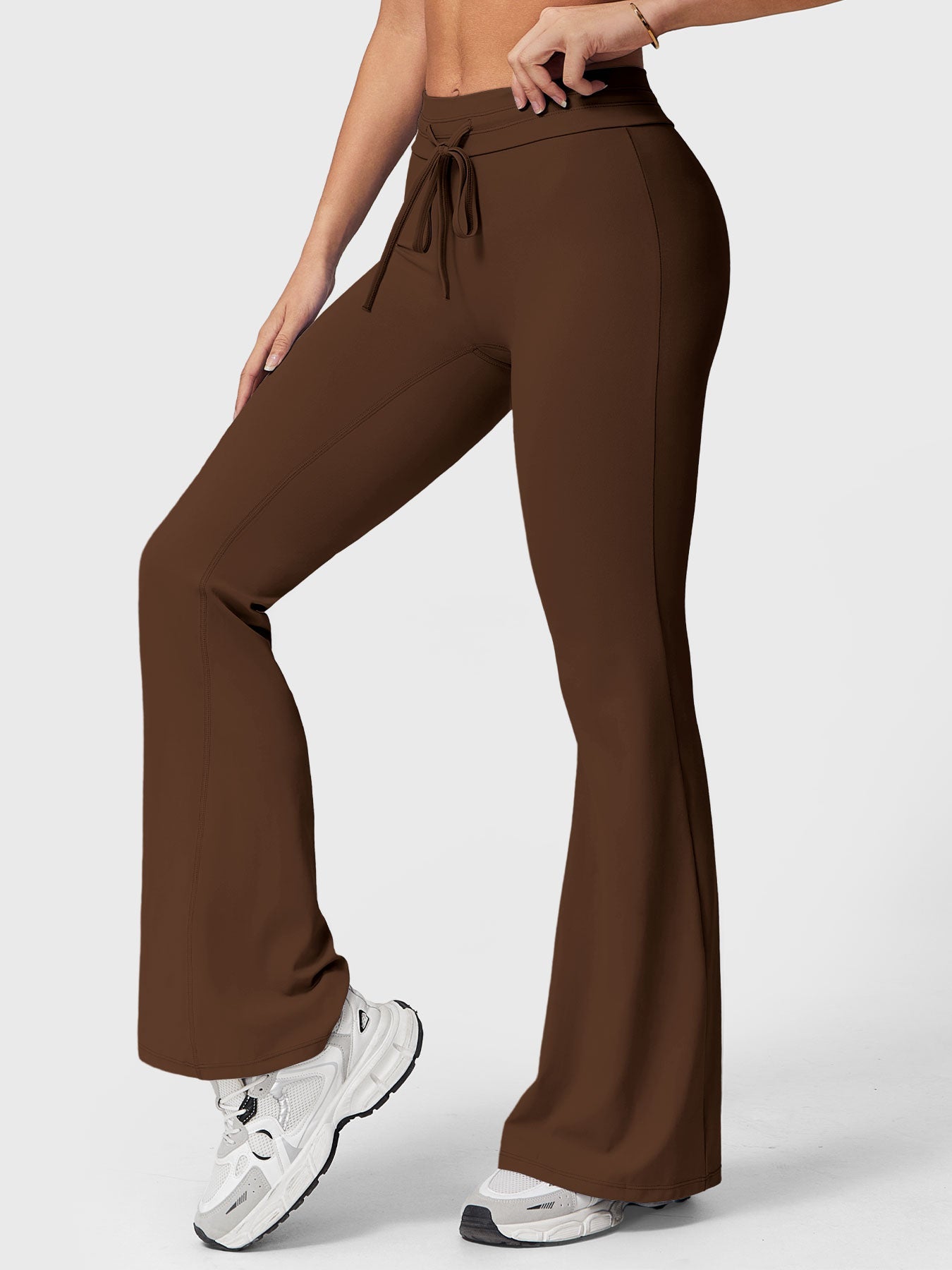 Lyne London™ | Drawstring Flare Leggings