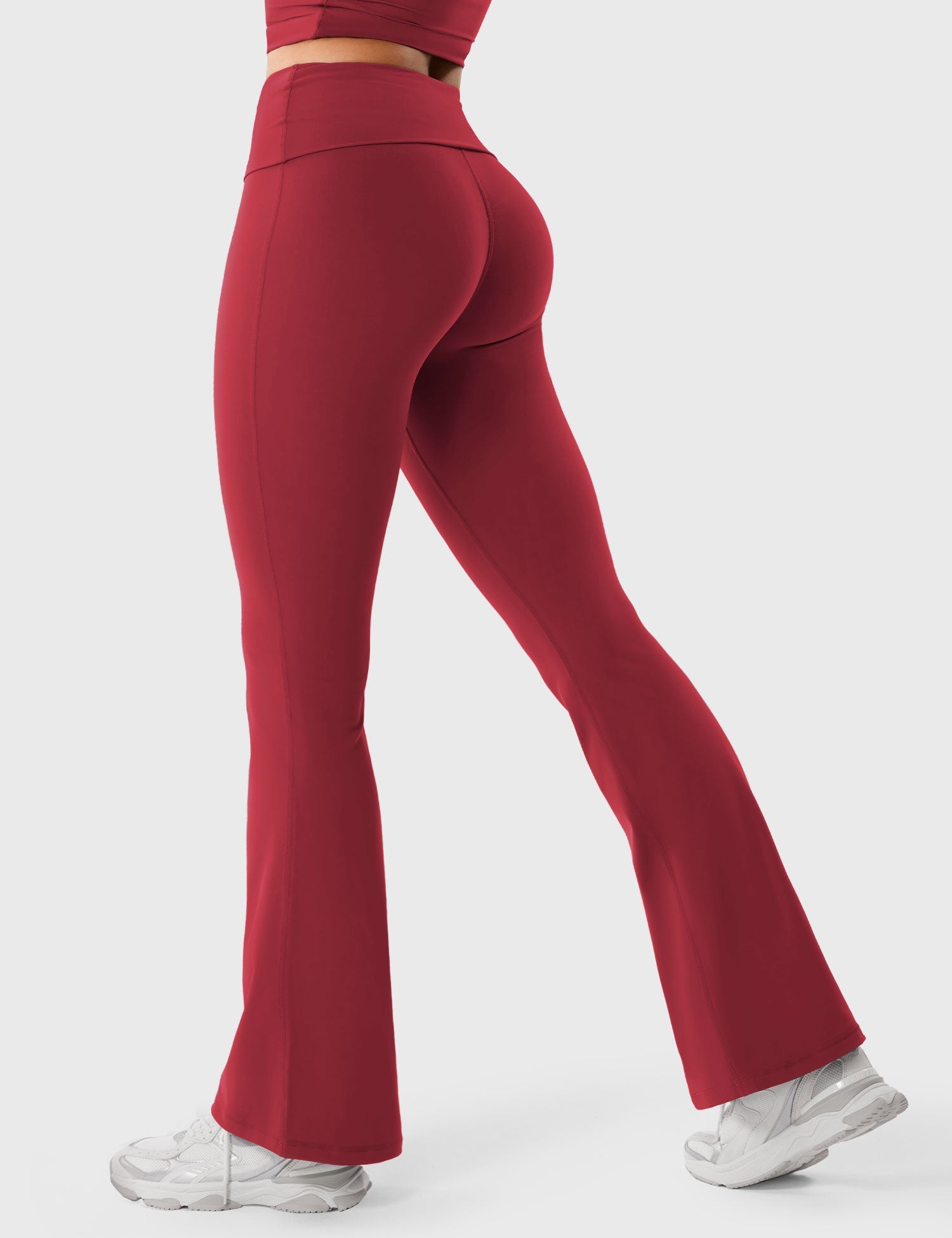Lyne London™ | Fold Over Flare Leggings