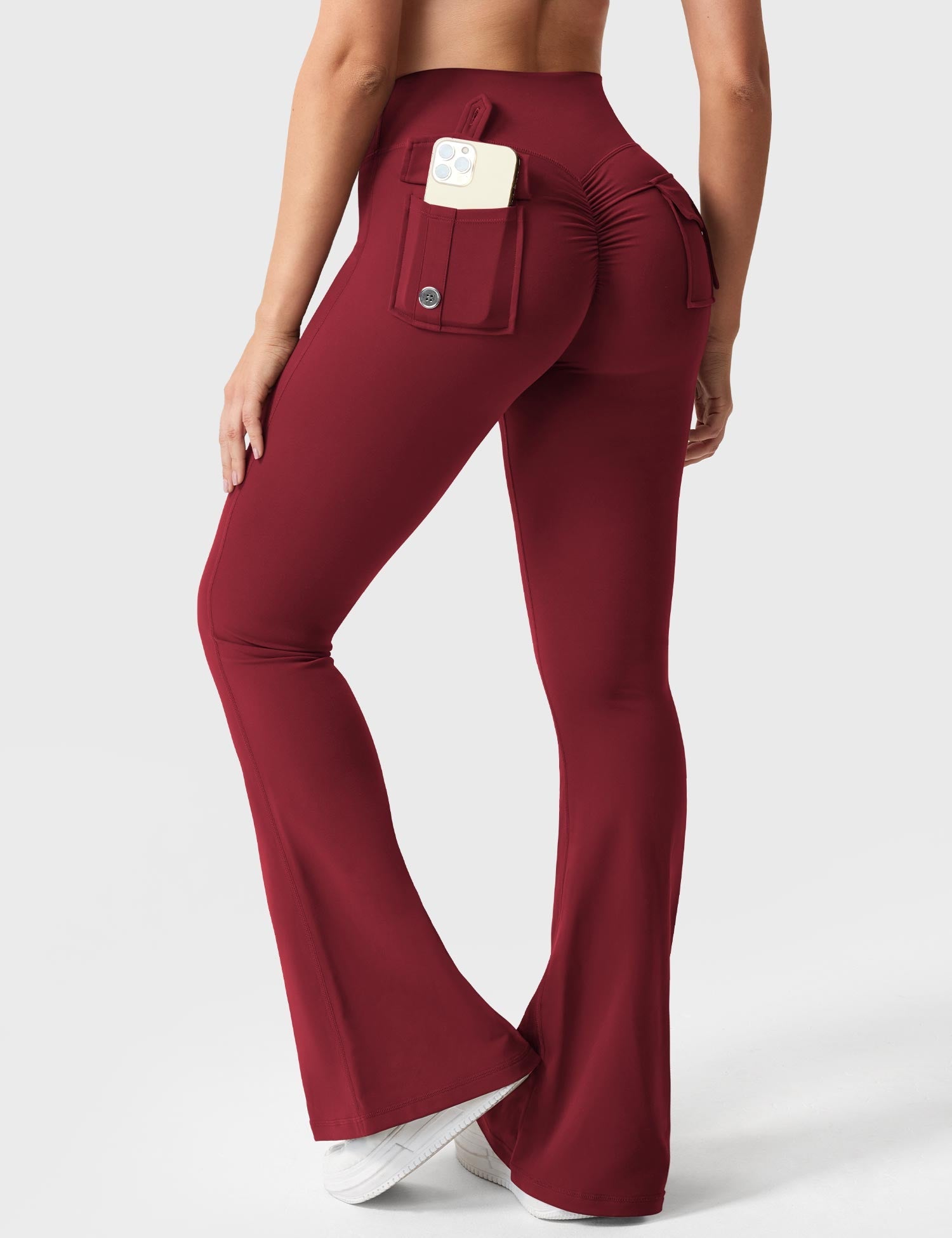 Lyne London™ | Flared Leggings with Pockets