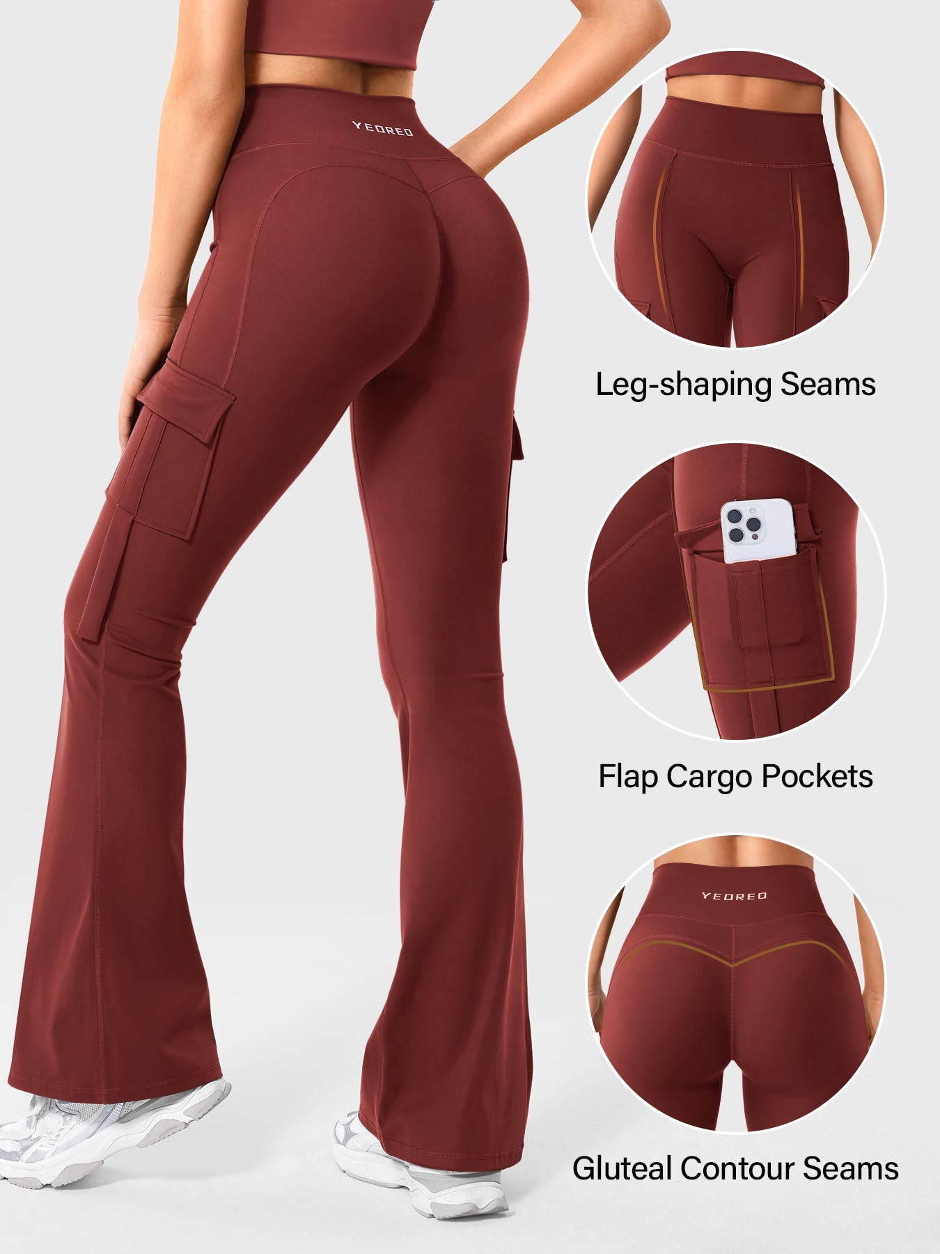 Lyne London™ | Cargo Flare Leggings