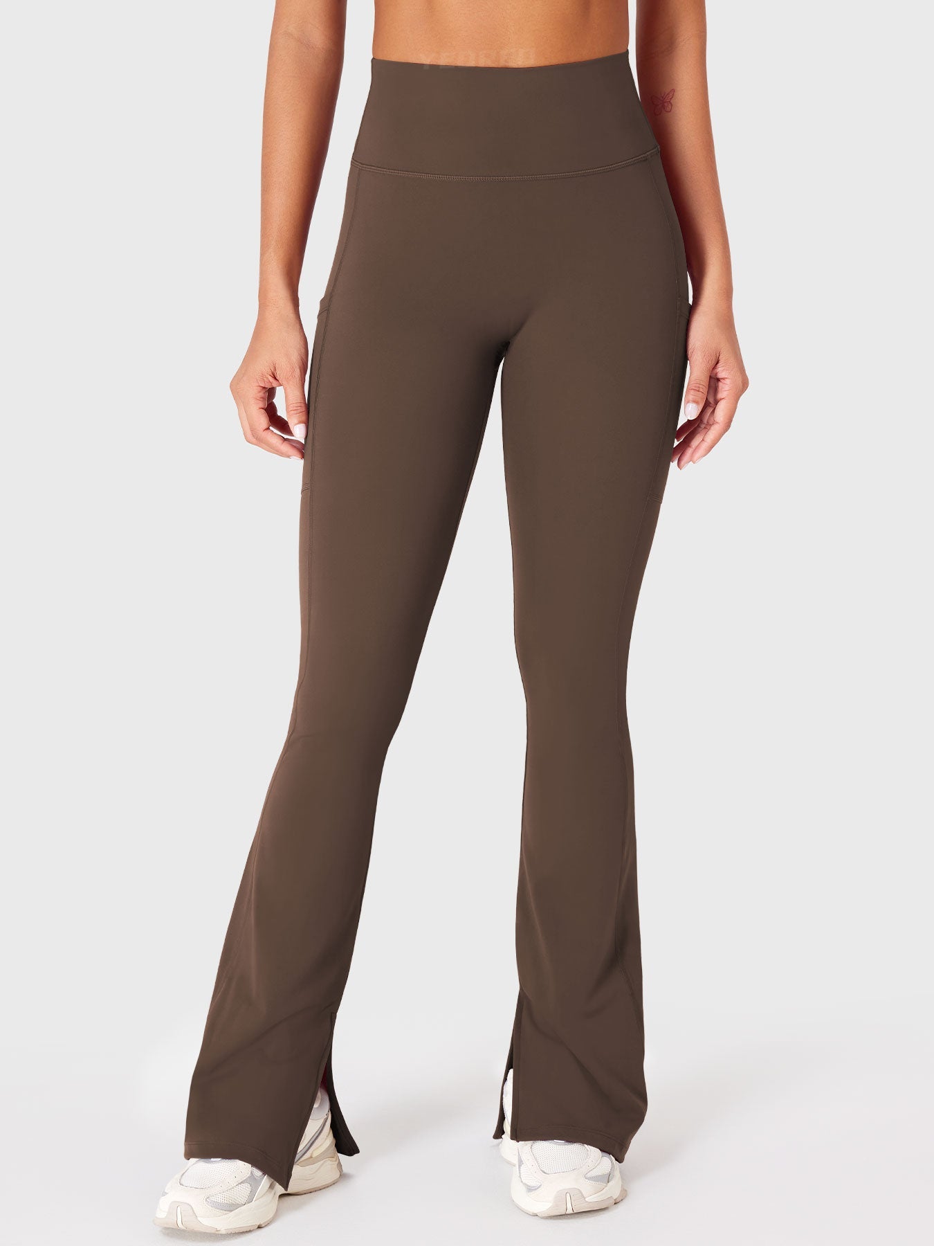Lyne London™ | Split Hem Leggings with Side Pockets