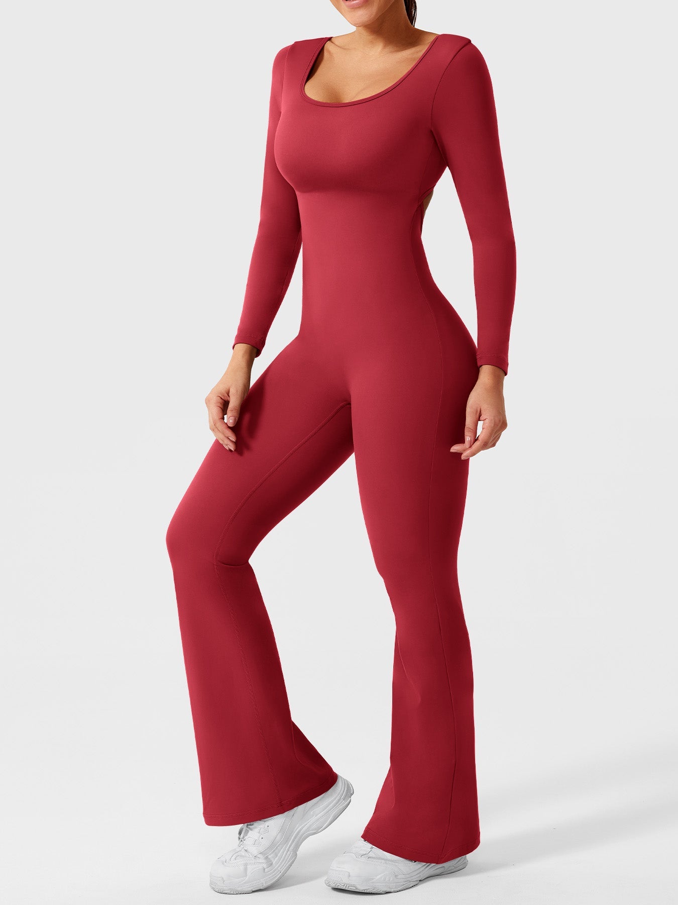 Lyne London™ | Long Sleeves Flared Jumpsuit