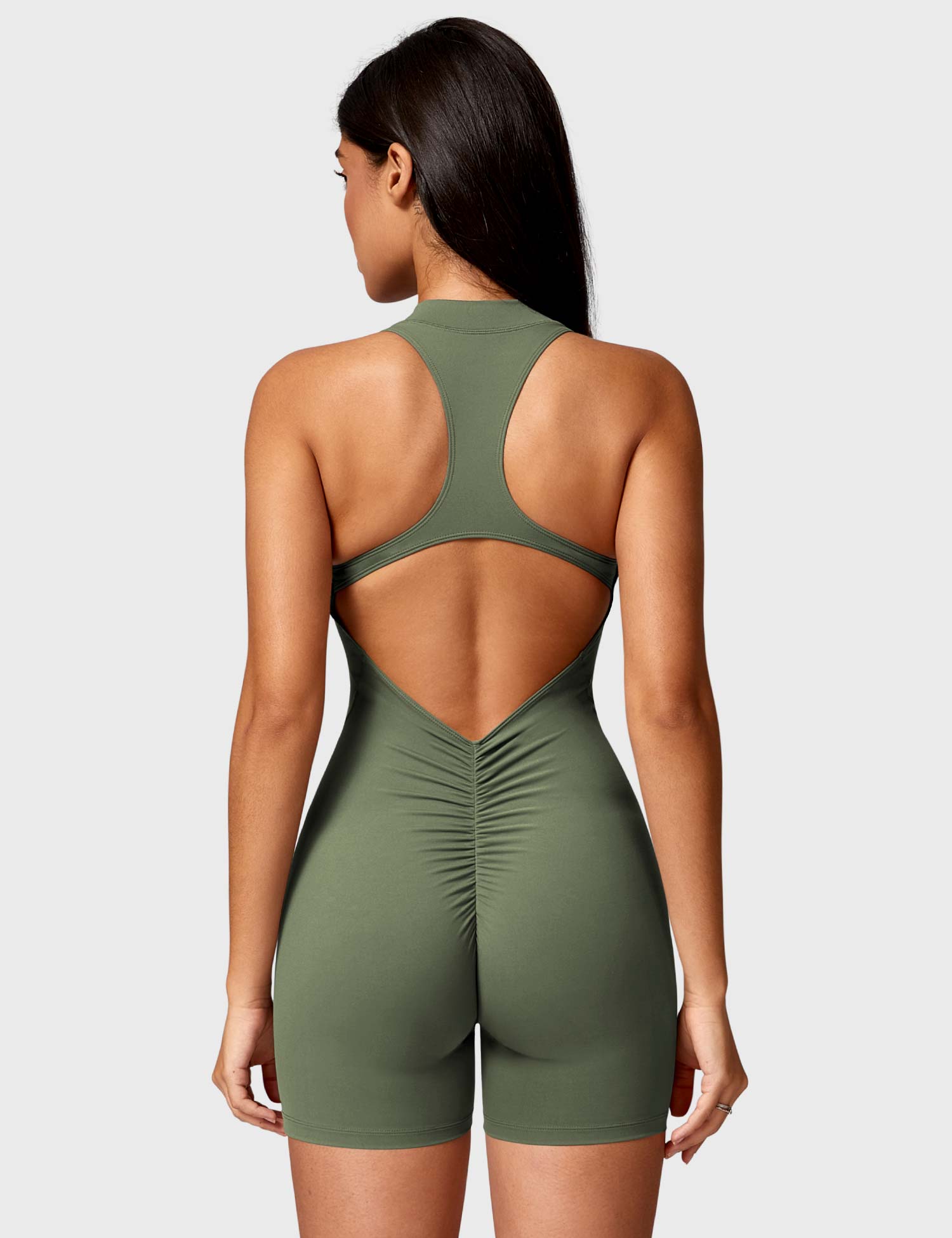 Lyne London™ | Backless Zipper Romper