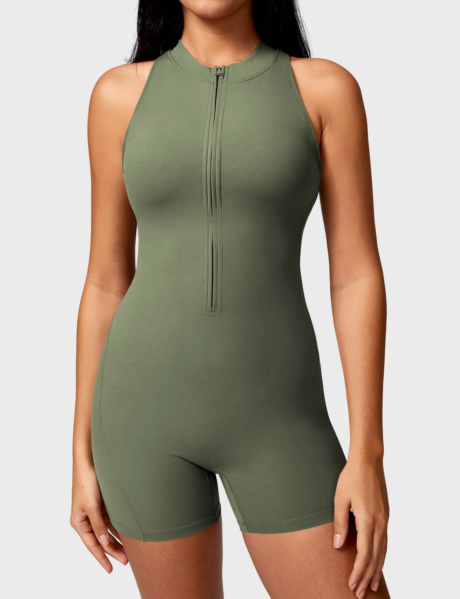Lyne London™ | Backless Zipper Romper